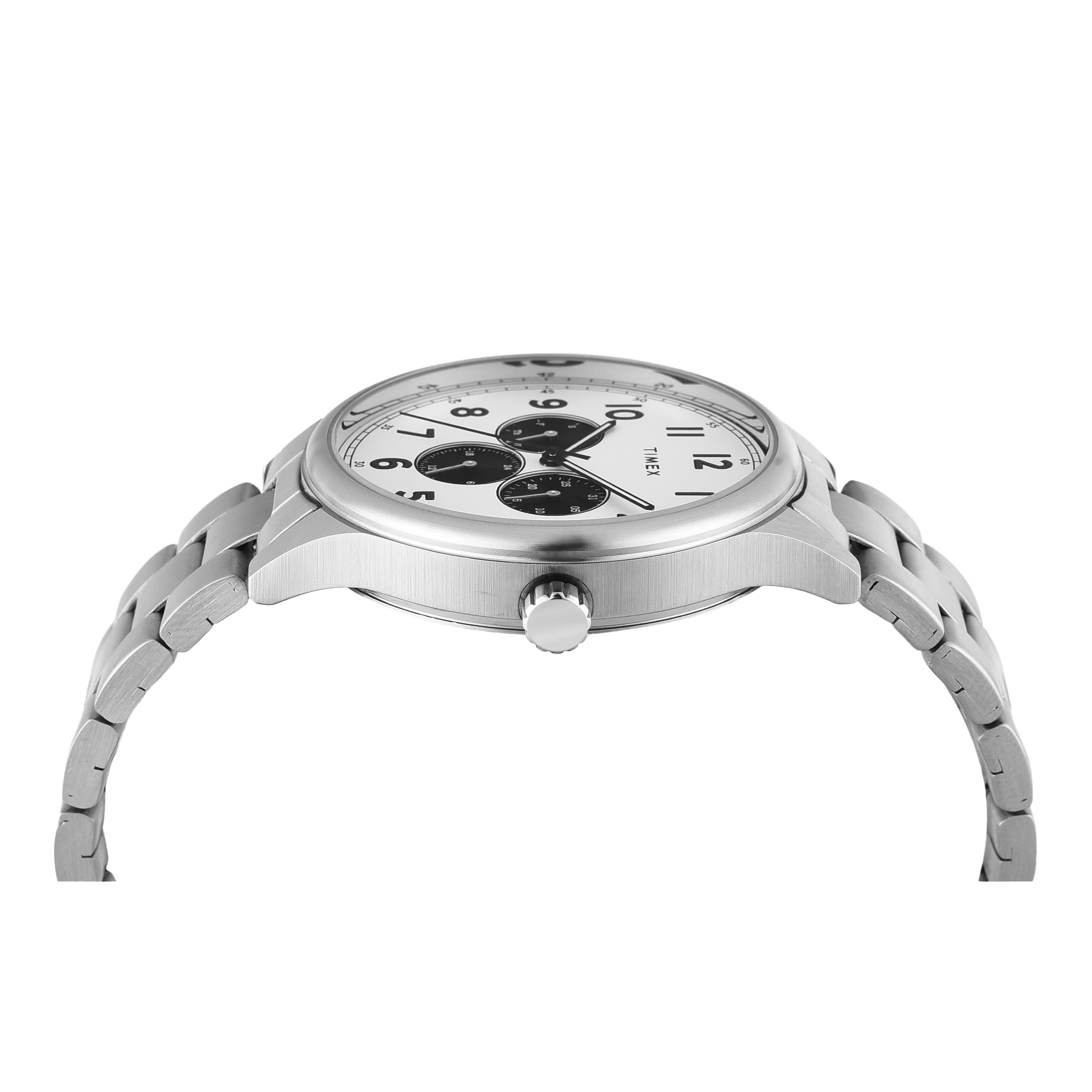 TIMEX Men Silver Round Dial Analog Watch - TWEG184SMU20 - Image 4