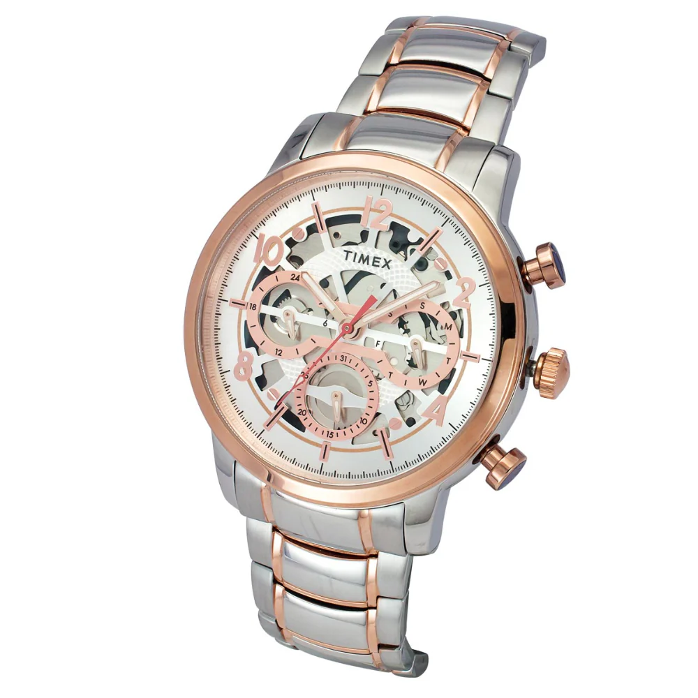 Timex Men Silver Round Dial Analog Watch - TWEG20205 - Image 2