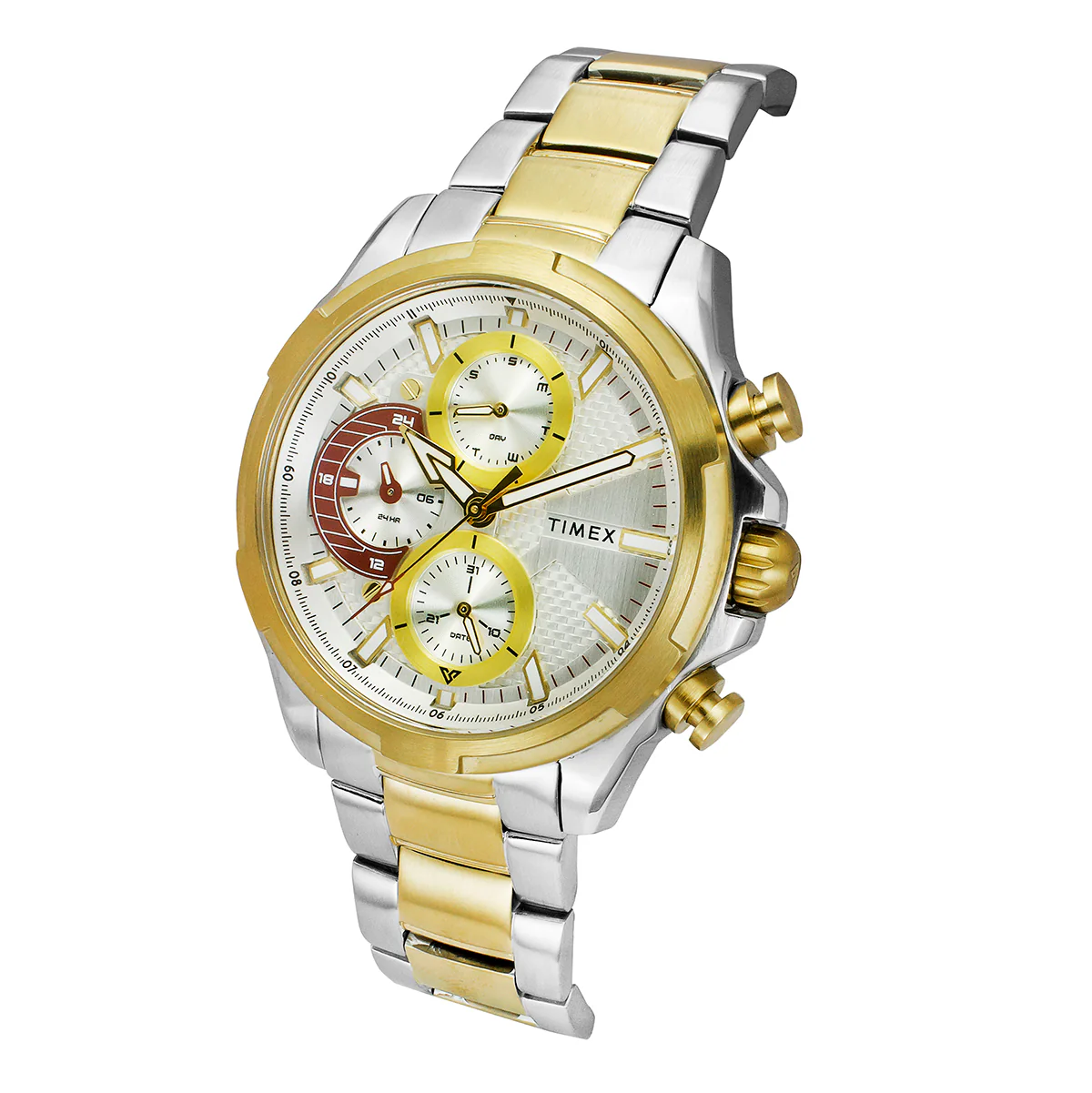 TIMEX Men Silver Round Dial Analog Watch - TWEG25001 - Image 2