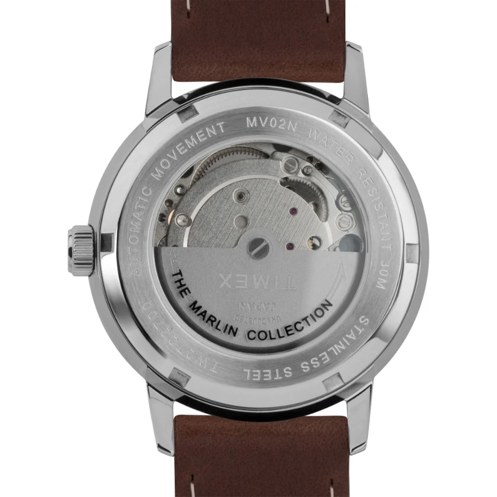 Timex Marlin? Men Silver-Tone Analog Round Stainless Steel Dial Watch - TW2T22700U9 - Image 4