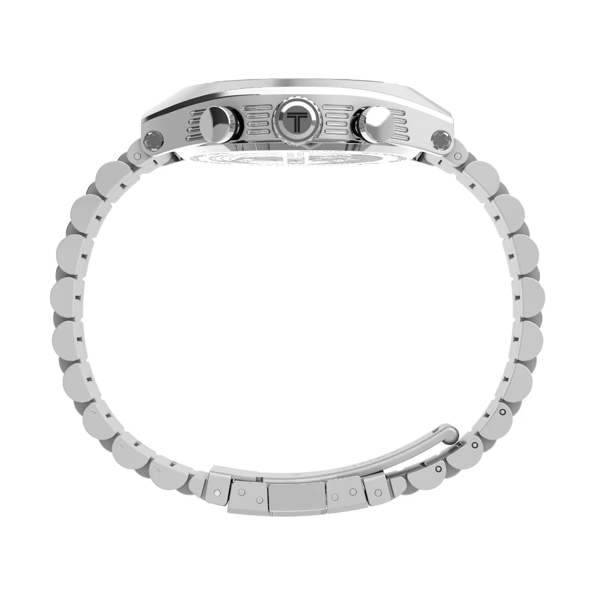 Timex Legacy Tonneau Chronograph 42mm Stainless Steel Bracelet Watch - Image 4