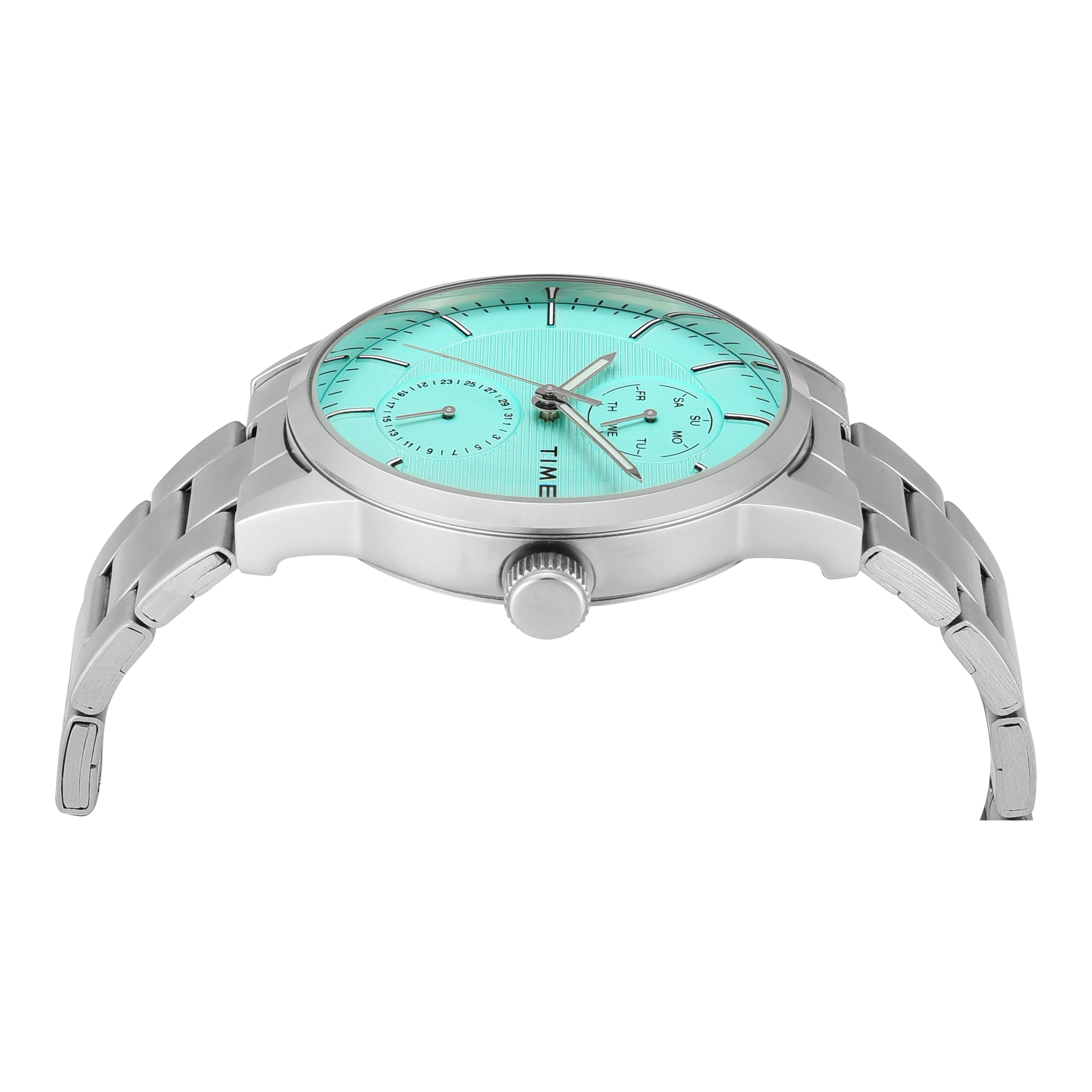 TIMEX Men Tiffany Blue Round Dial Analog Watch - TWEG19951 - Image 4