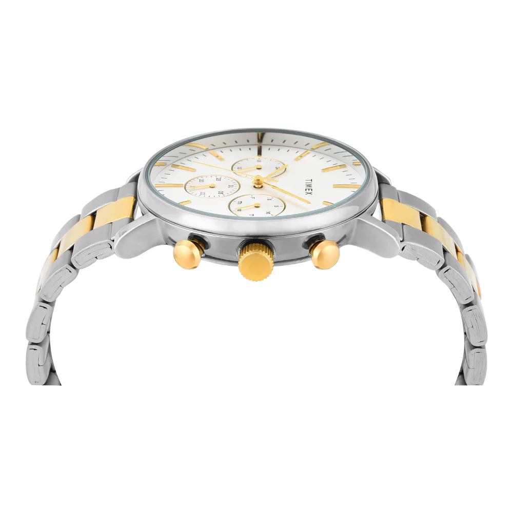 Timex Men Warm Silver Round Multifunction Dial Watch- TWEG20026 - Image 5