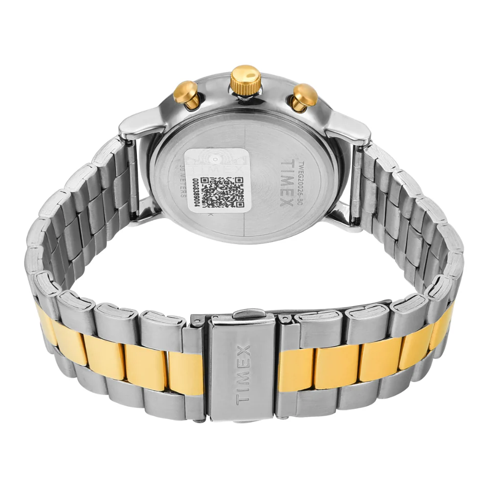 Timex Men Warm Silver Round Multifunction Dial Watch- TWEG20026 - Image 6