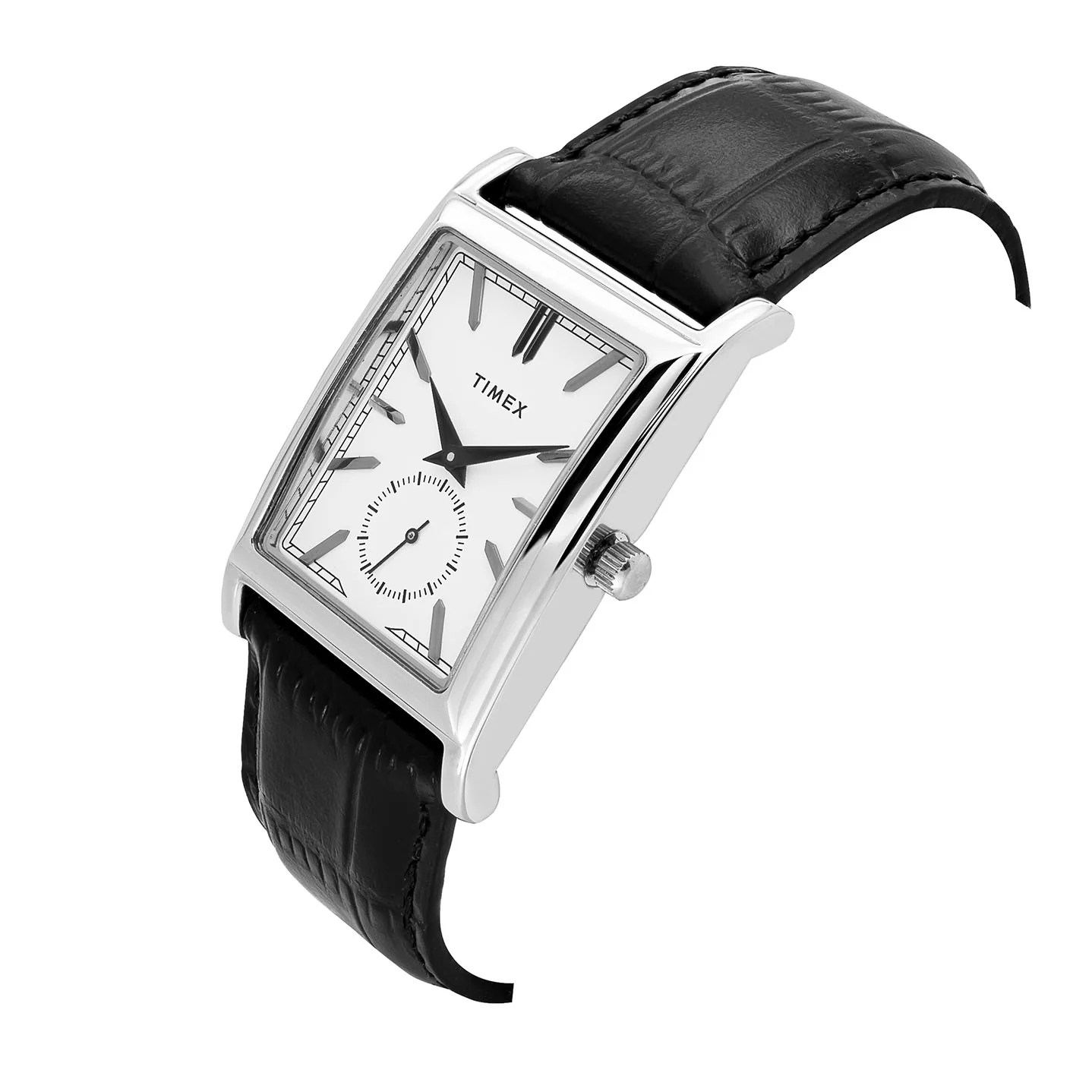 TIMEX Men White Rectangle Dial Analog Watch - TW000L522 - Image 2