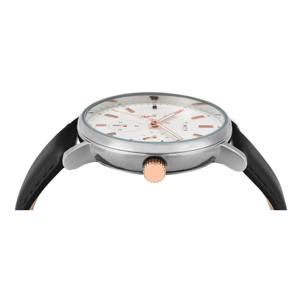 Timex Men White  Round Multifunction Dial Watch- TWEG20021 - Image 4