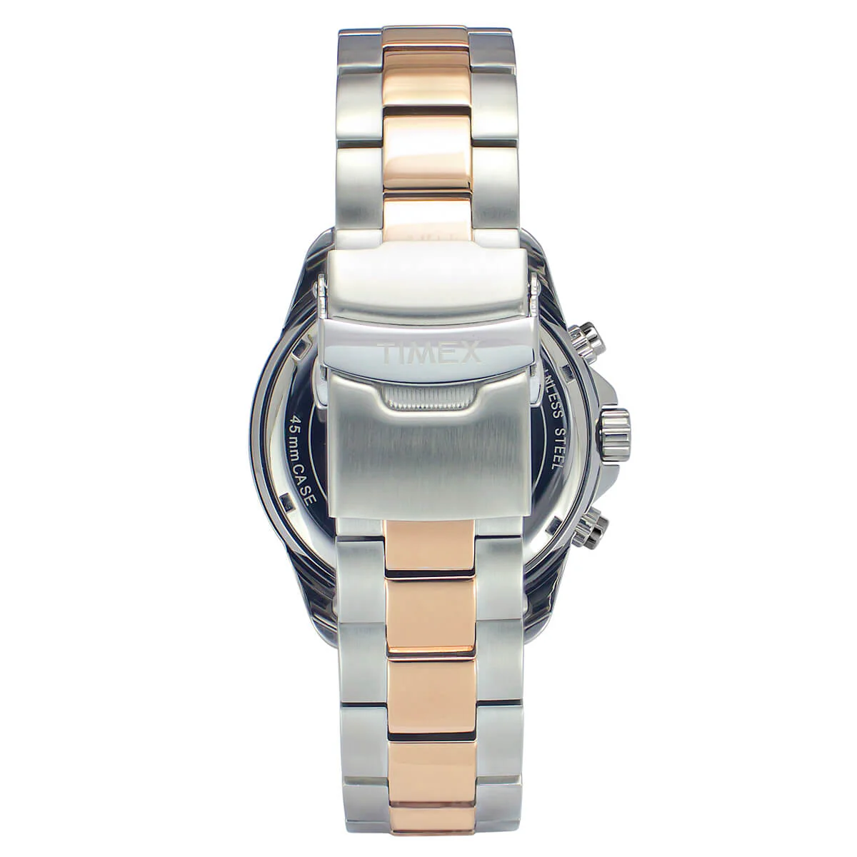 Timex E Class Men's Black Dial Round Case Chronograph Date Function Watch -TWEG20102 - Image 4