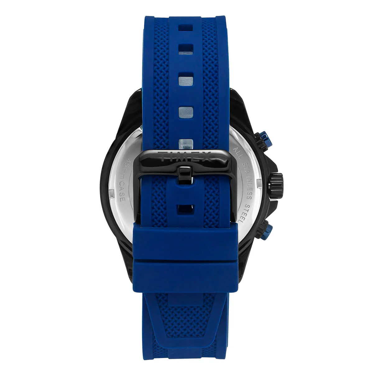 Timex E Class Men's Blue  Dial Round Case Chronograph Date Function Watch -TWEG20100 - Image 4