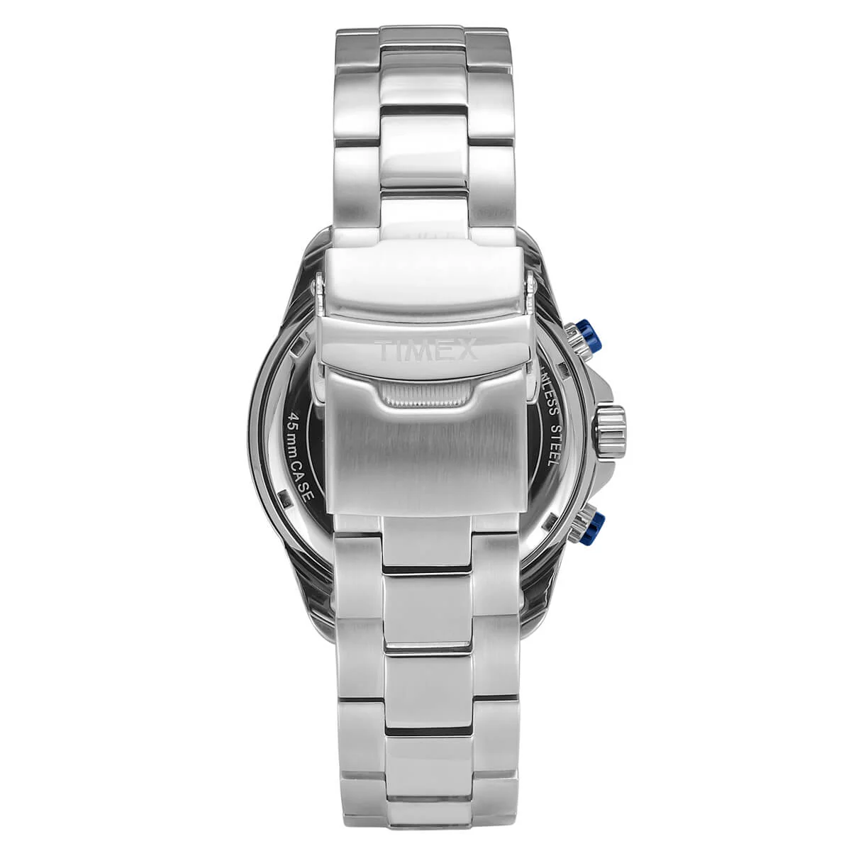 Timex E Class Men's Blue  Dial Round Case Chronograph Date Function Watch -TWEG20103 - Image 4