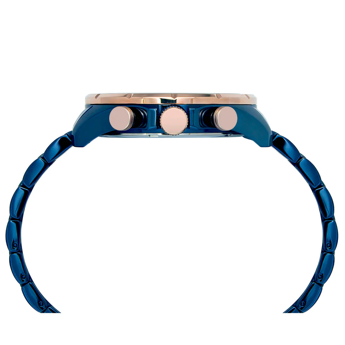 Timex E Class Men's Blue  Dial Round Case Chronograph Function Watch -TWEG20300 - Image 5