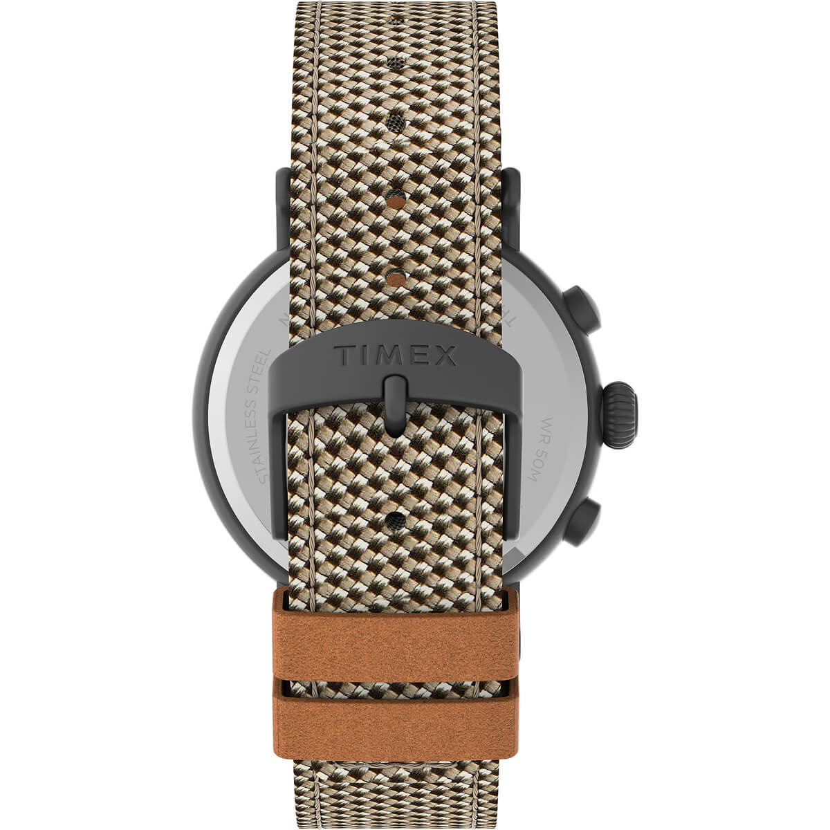 Timex Multifunctonal Men's Analog Cream Dial Coloured Quartz Watch, Round Dial with 41 mm Case width - TW2U89400UJ - Image 3