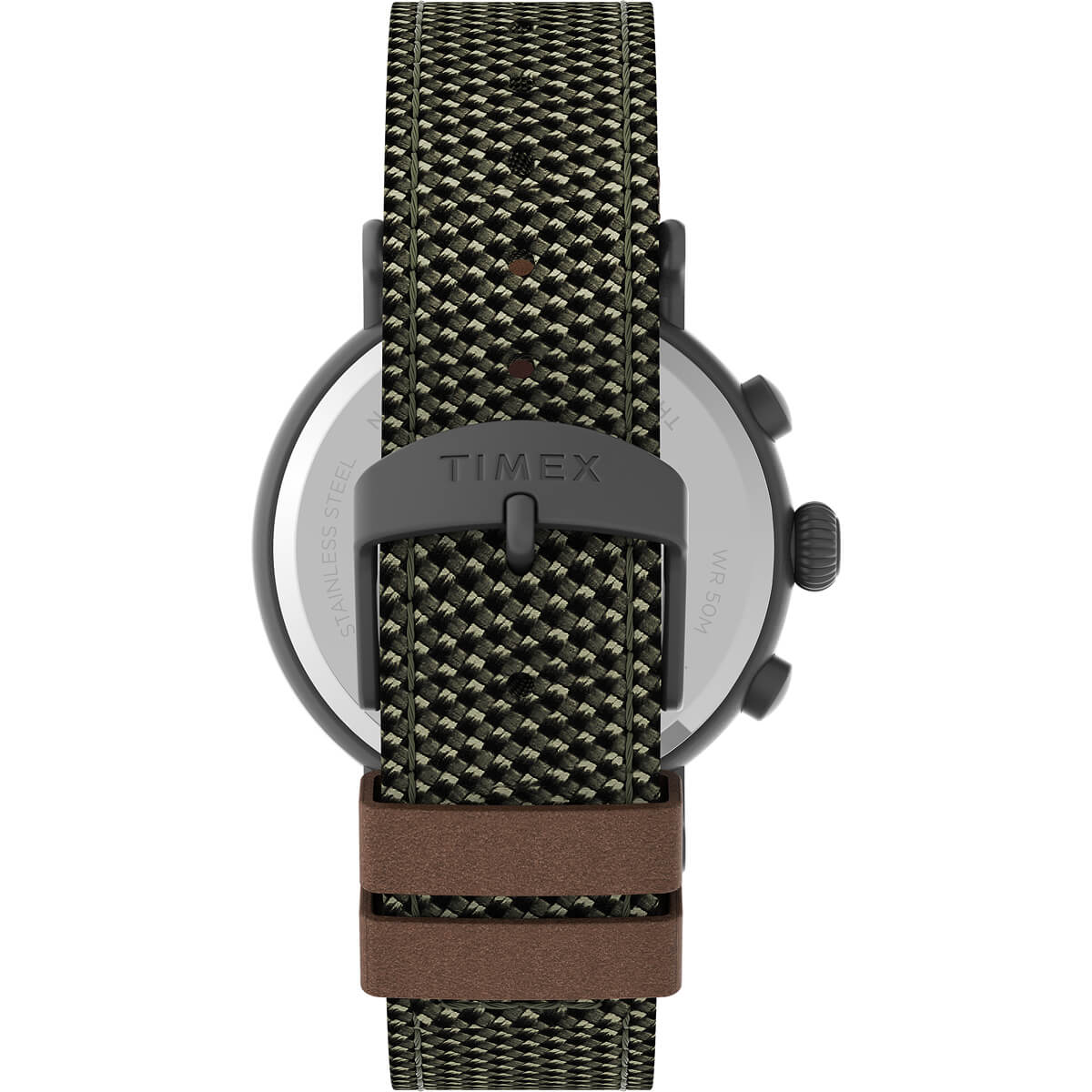 Timex Essential Collection Men's Quartz Analog Gunmetal Dial Round Case Chronograph Function  Watch -TW2U89500 - Image 3