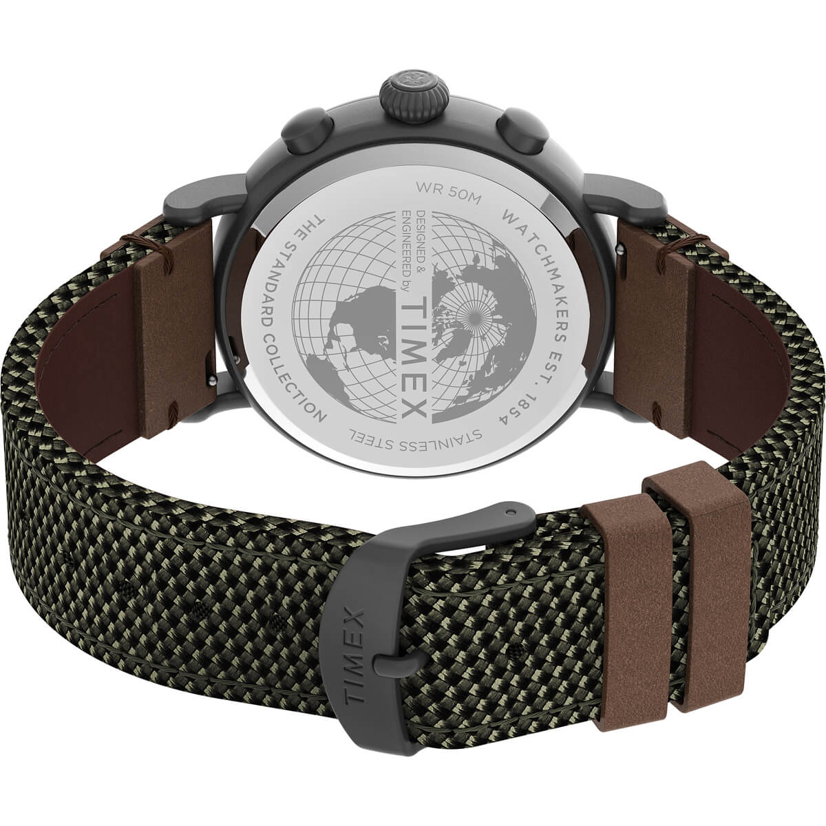 Timex Essential Collection Men's Quartz Analog Gunmetal Dial Round Case Chronograph Function  Watch -TW2U89500 - Image 5