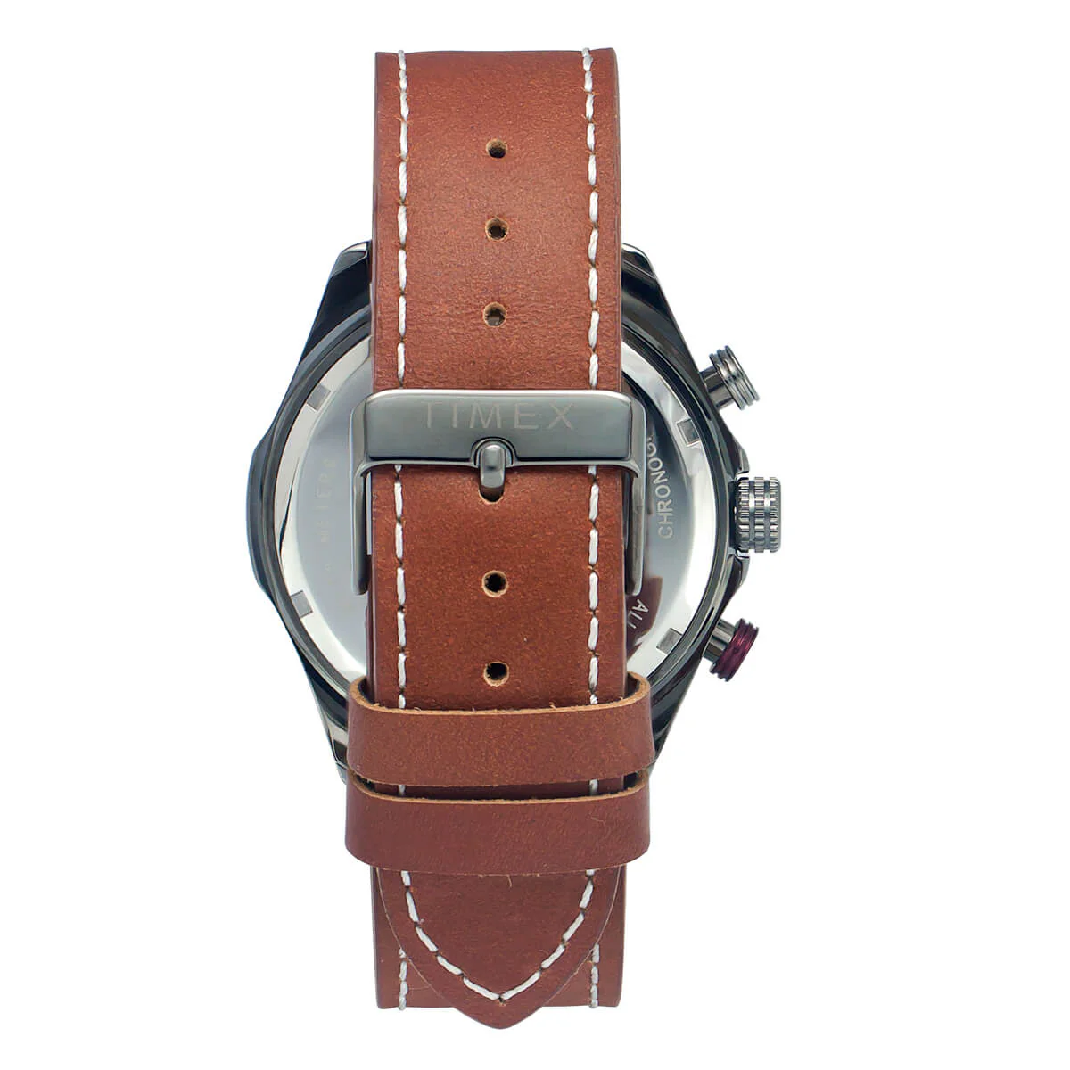 Timex E Class Men's Silver Dial Round Case Chronograph Function Watch -TWEG20303 - Image 4