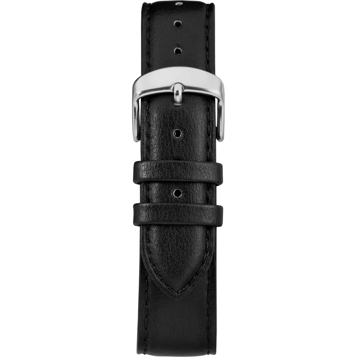 Timex Main Street Men's Quartz Analog Silver-Tone Dial Round Case Leather-Strap Function Watch -TW2R85300 - Image 2