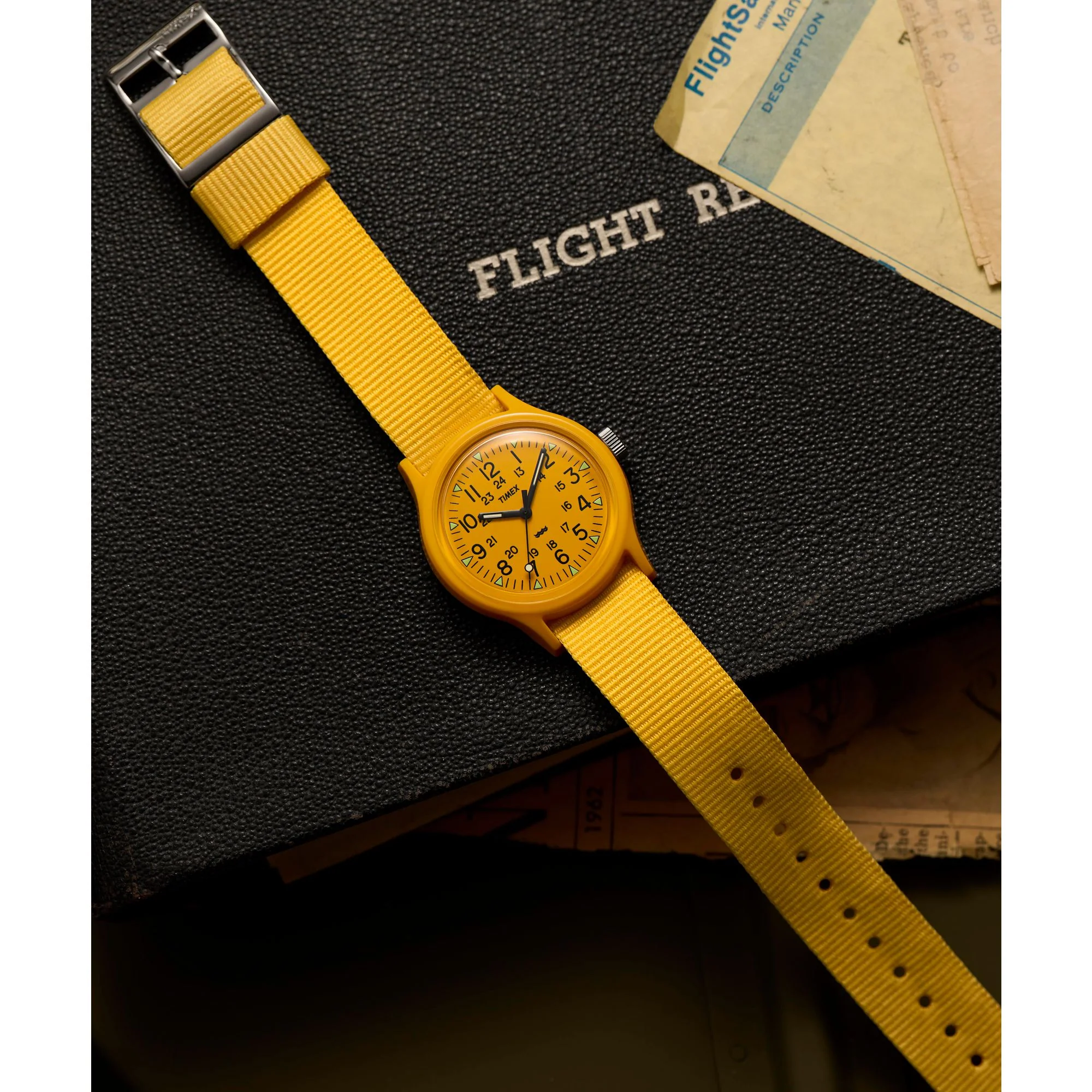 TIMEX Mk1 Yellow Round Dial Analog Men's Watch - TW2W91200UJ - Image 6