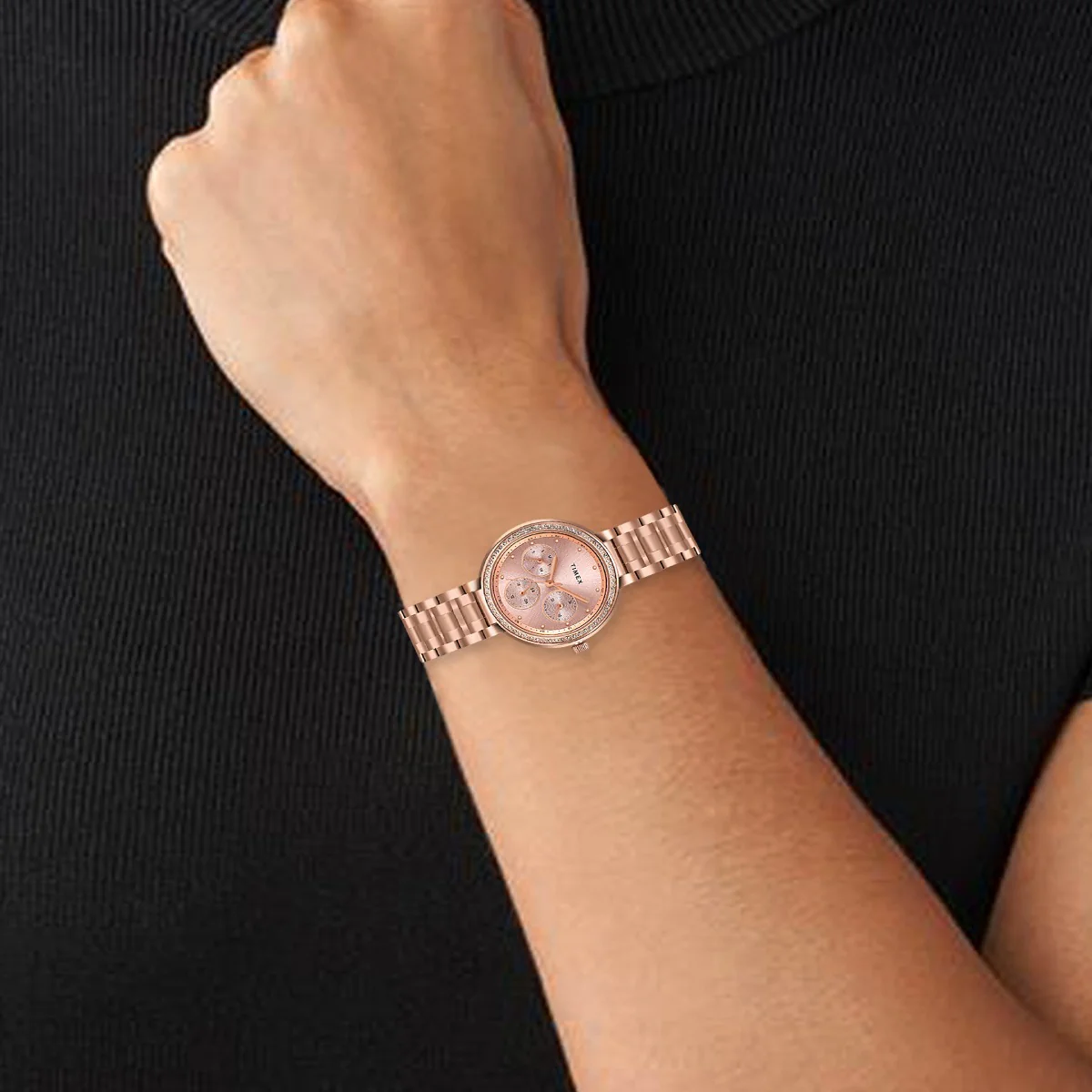 Timex Multifunction Analog Pink Dial Women Watch - TW000Z302 - Image 5