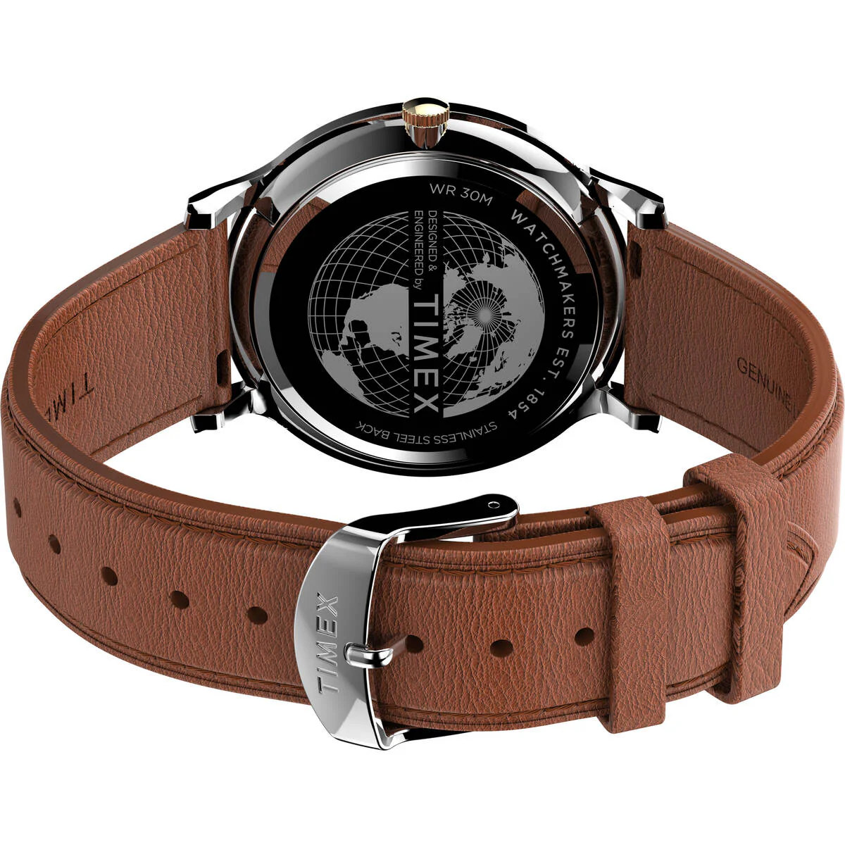 Gallery 40mm Leather Strap Watch - Image 4