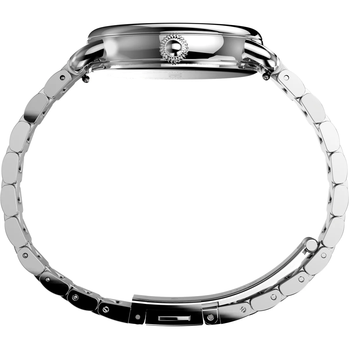 Timex Standard 34mm Stainless Steel Bracelet Watch - Image 2