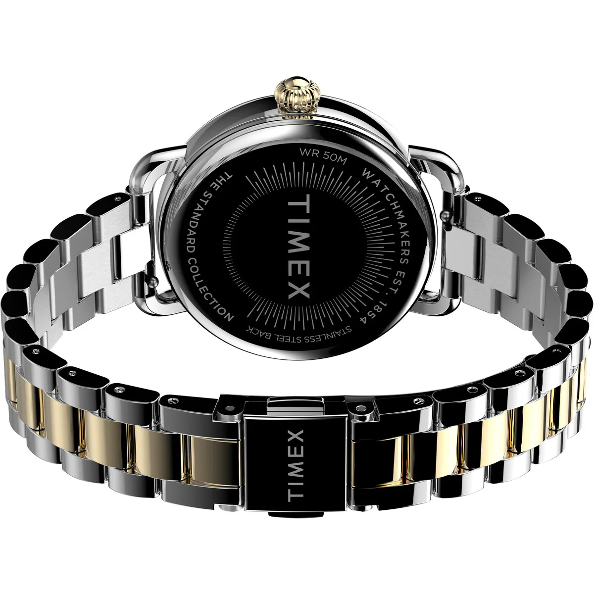 Timex Multifunctonal Women's Analog White Dial Coloured Quartz Watch, Round Dial with 34 mm Case width - TW2U98400UJ - Image 4