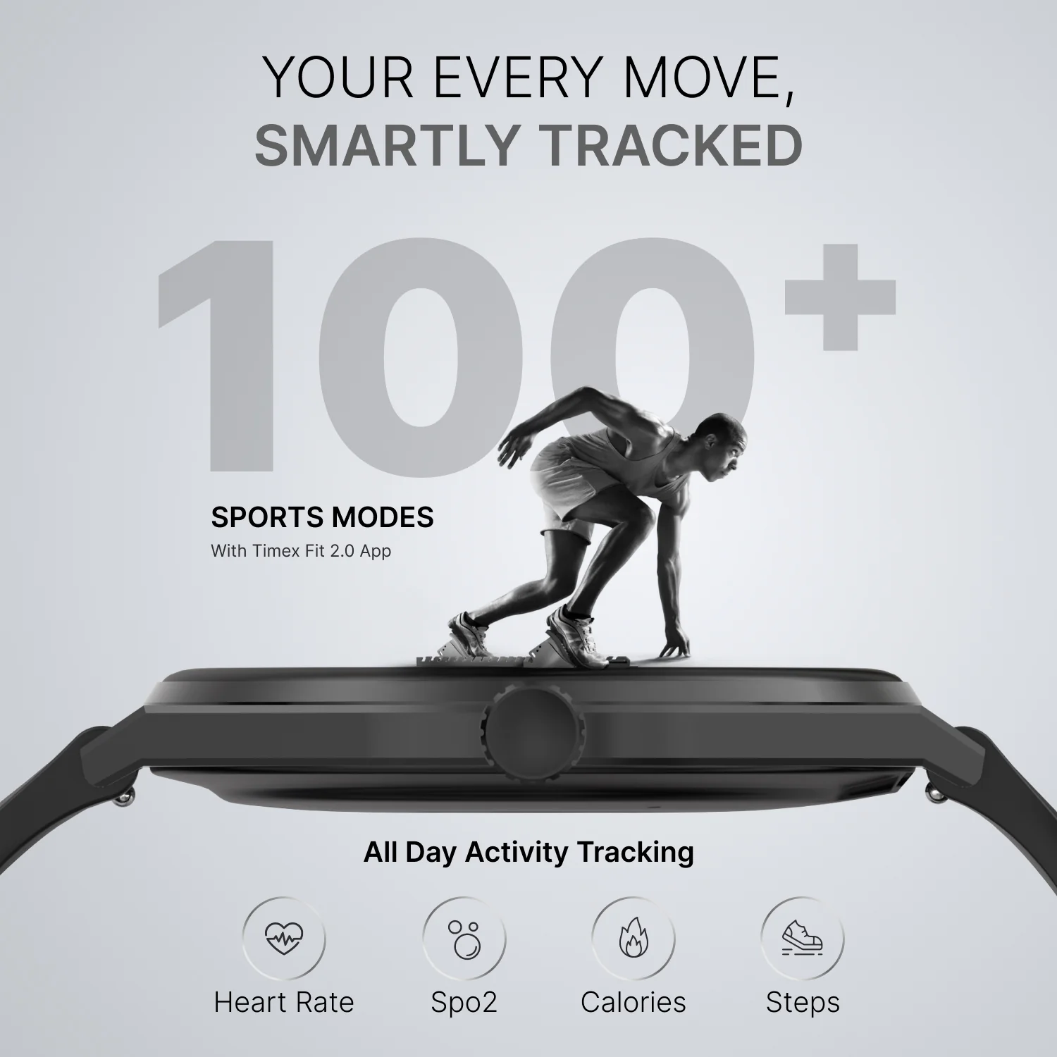 TIMEX Smart Neo 1.43 inches (3.6cm) AMOLED Display with  BT Calling Smartwatch for Unisex - TWTXW1200T - Image 5