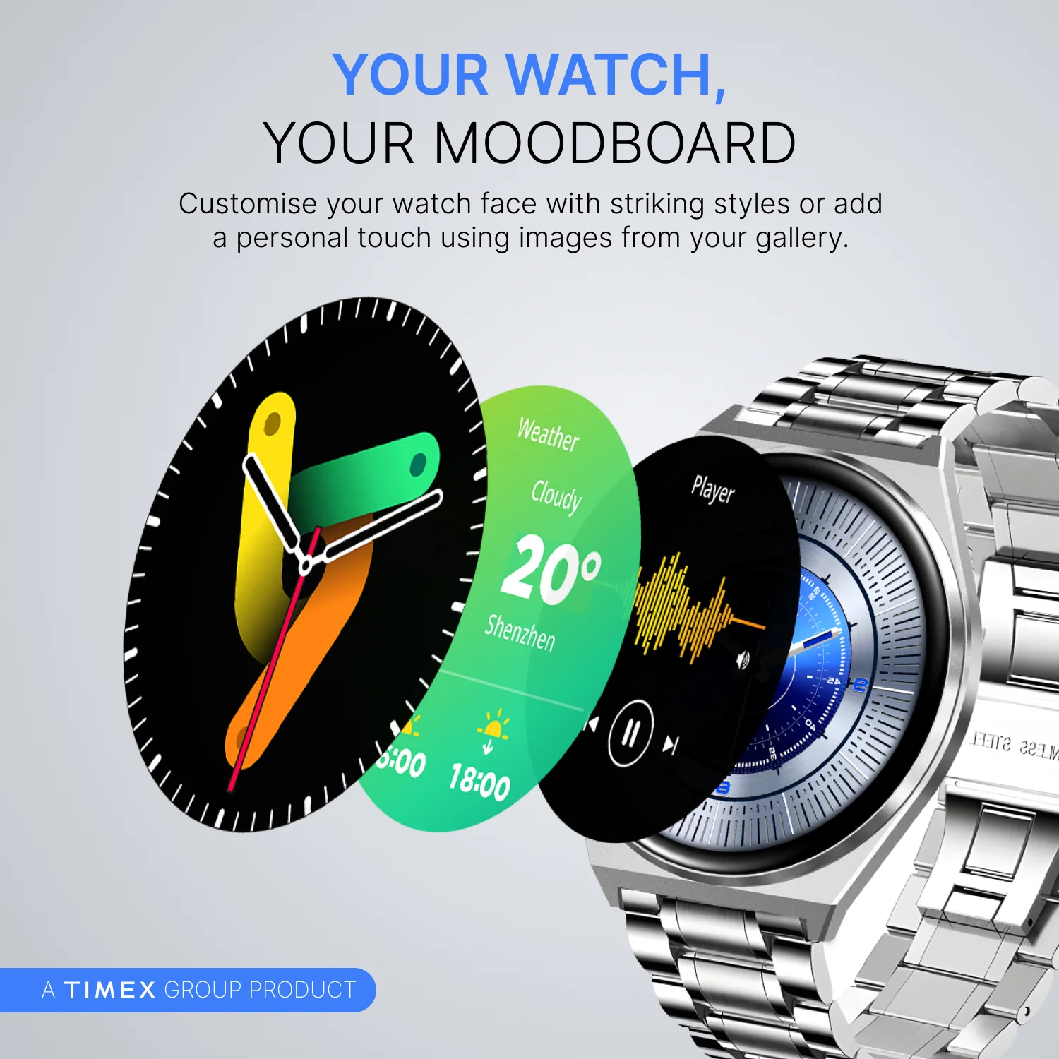 TIMEX Smart Neo 1.43 inches (3.6cm) AMOLED Display with  BT Calling Smartwatch for Unisex - TWTXW1202T - Image 6