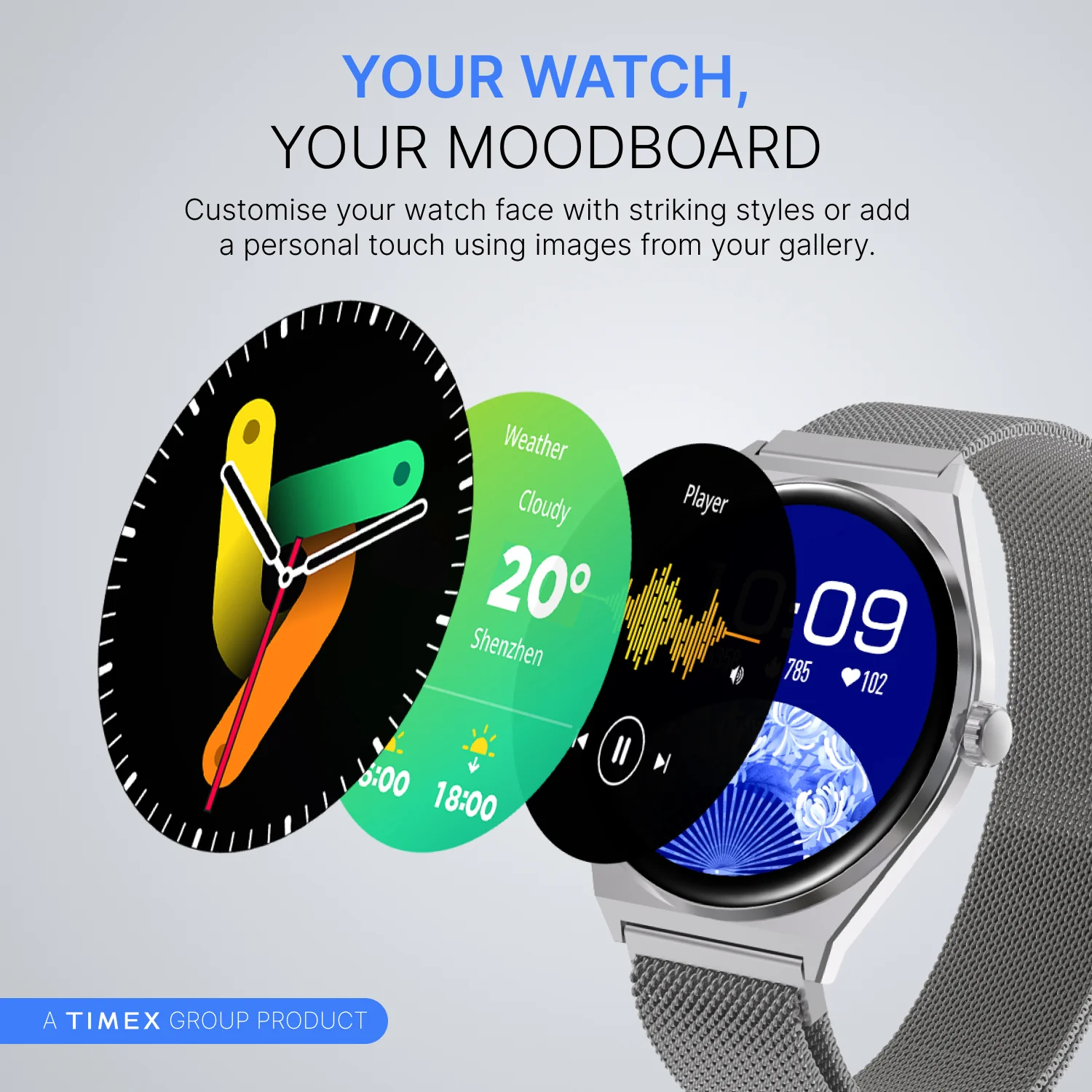 TIMEX Smart Neo 1.43 inches (3.6cm) AMOLED Display with  BT Calling Smartwatch for Unisex - TWTXW1203T - Image 6