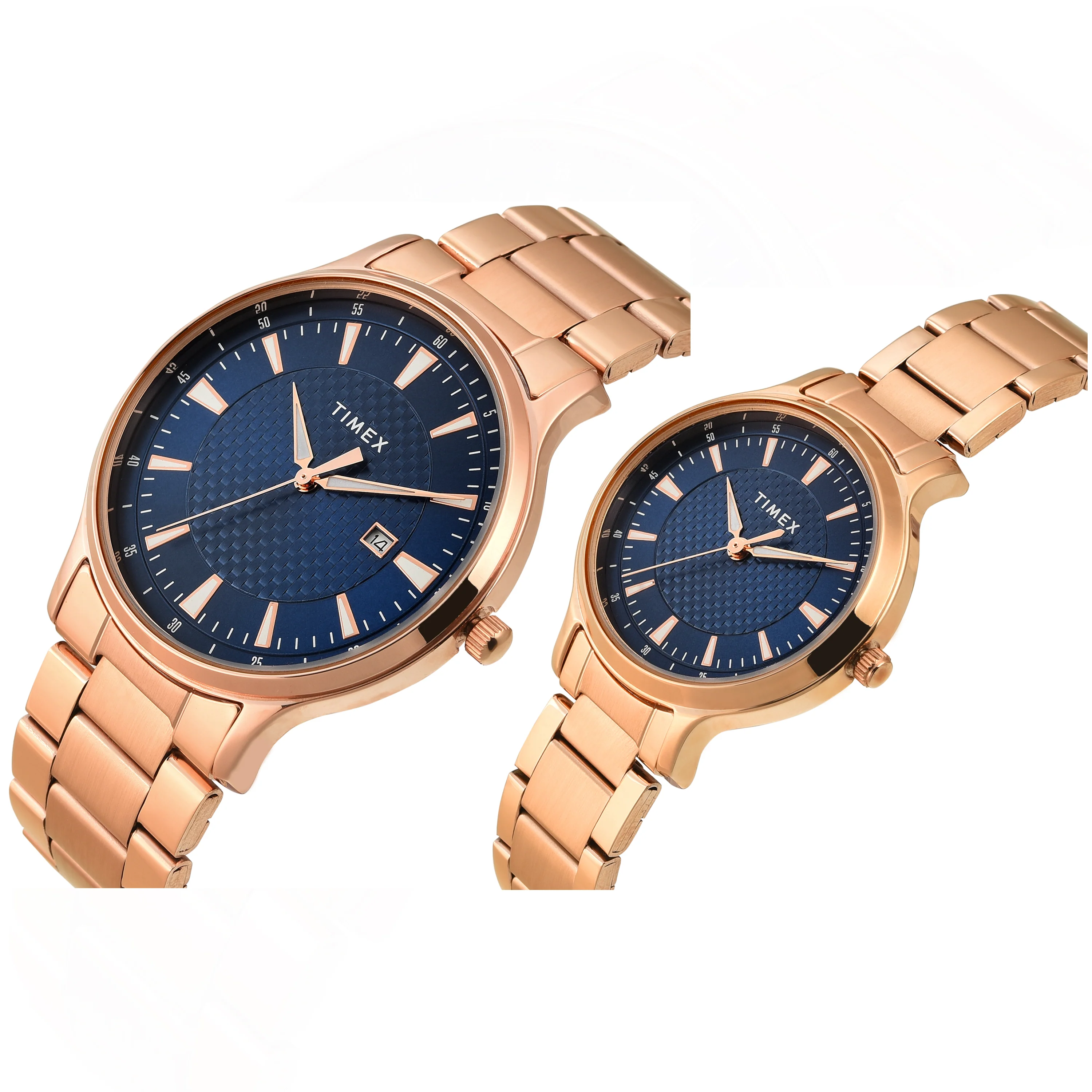 TIMEX Pairs Blue Round Dial Analog Watch - TW00PR322 - Image 2