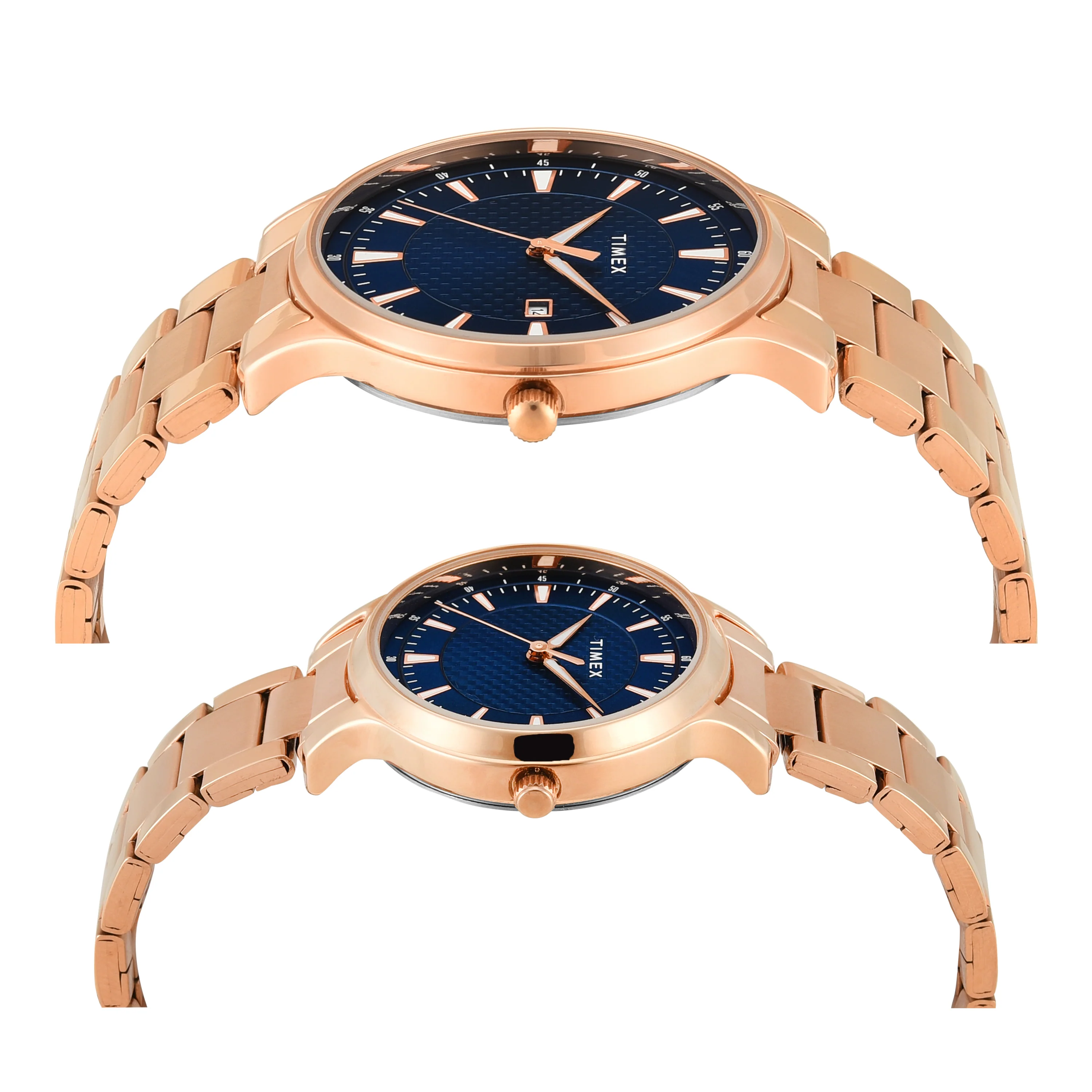TIMEX Pairs Blue Round Dial Analog Watch - TW00PR322 - Image 4