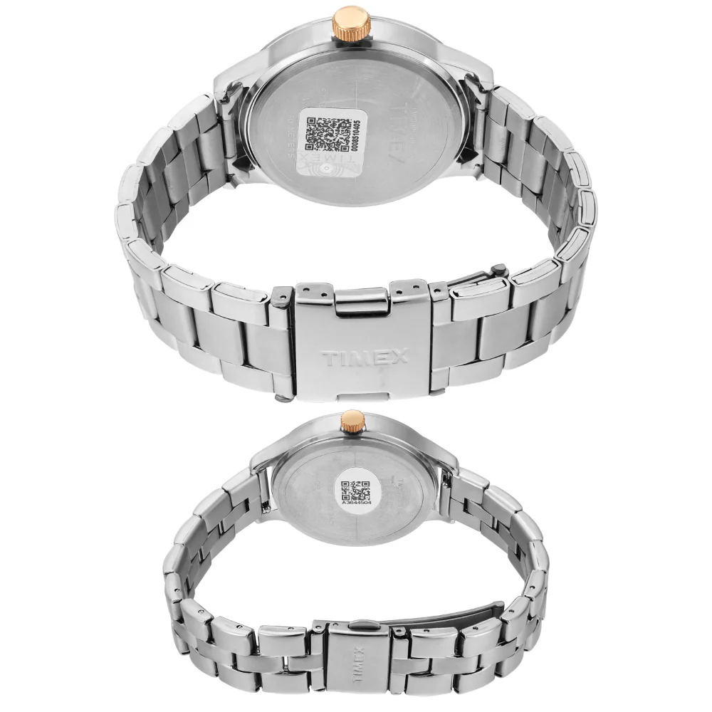 Timex Pairs Blue Round Multifunction Dial Watch- TW00PR305 - Image 3