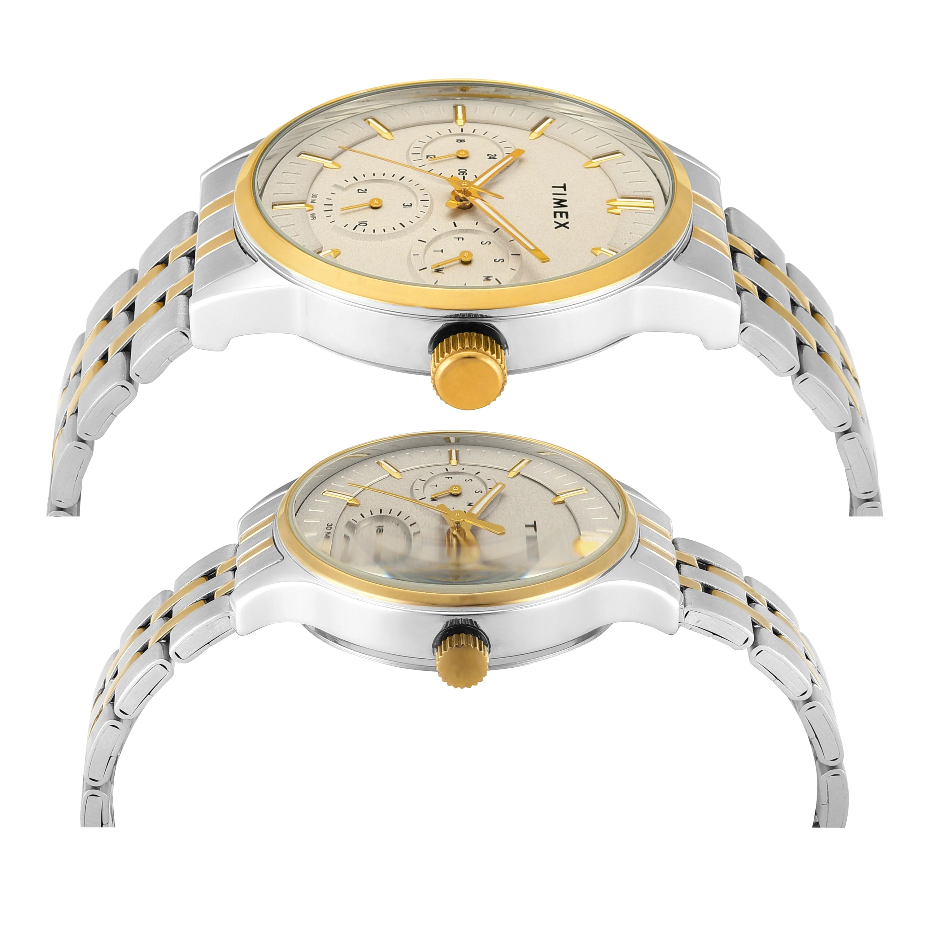 TIMEX Pairs Grey Round Dial Analog Watch - TW00PR317 - Image 4