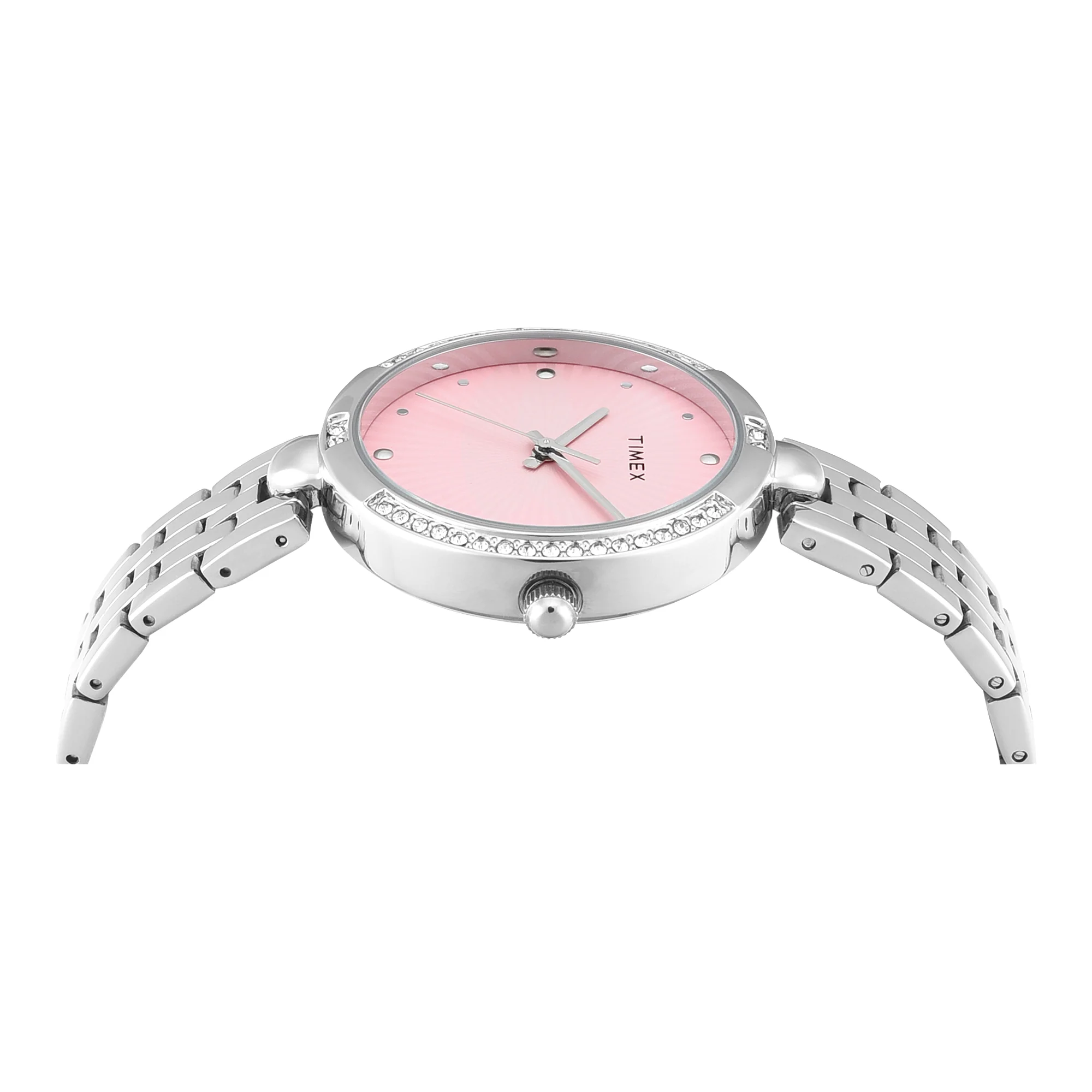 TIMEX Pink Round Dial Analog Women's Watch - TWEL22600 - Image 4