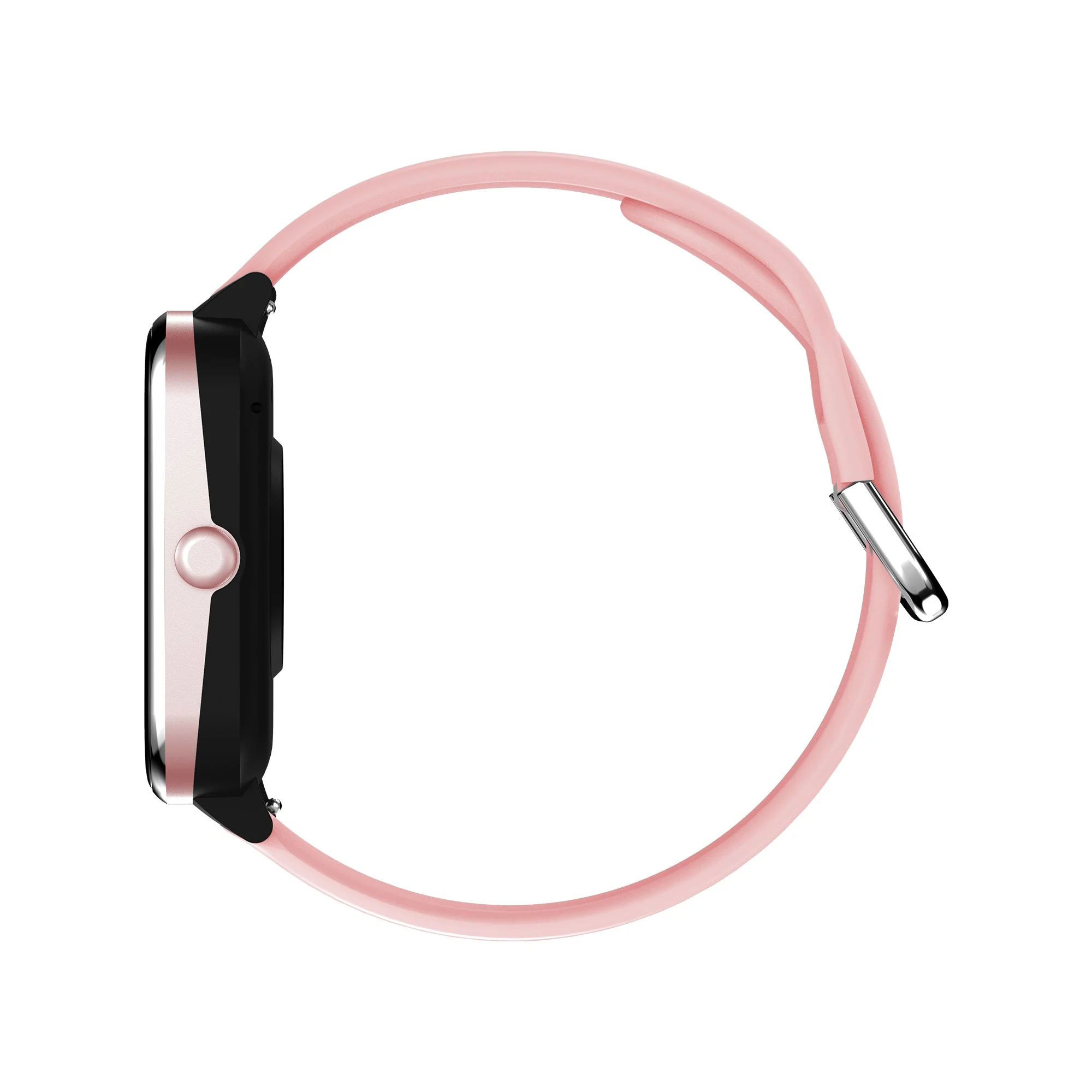 Timex Premium Quality Multifunction Unisex Smartwatch Black Dial and Pink Band Digital Watch, Rectangular Dial with 45mm Case width - TWTXW207T - Image 4