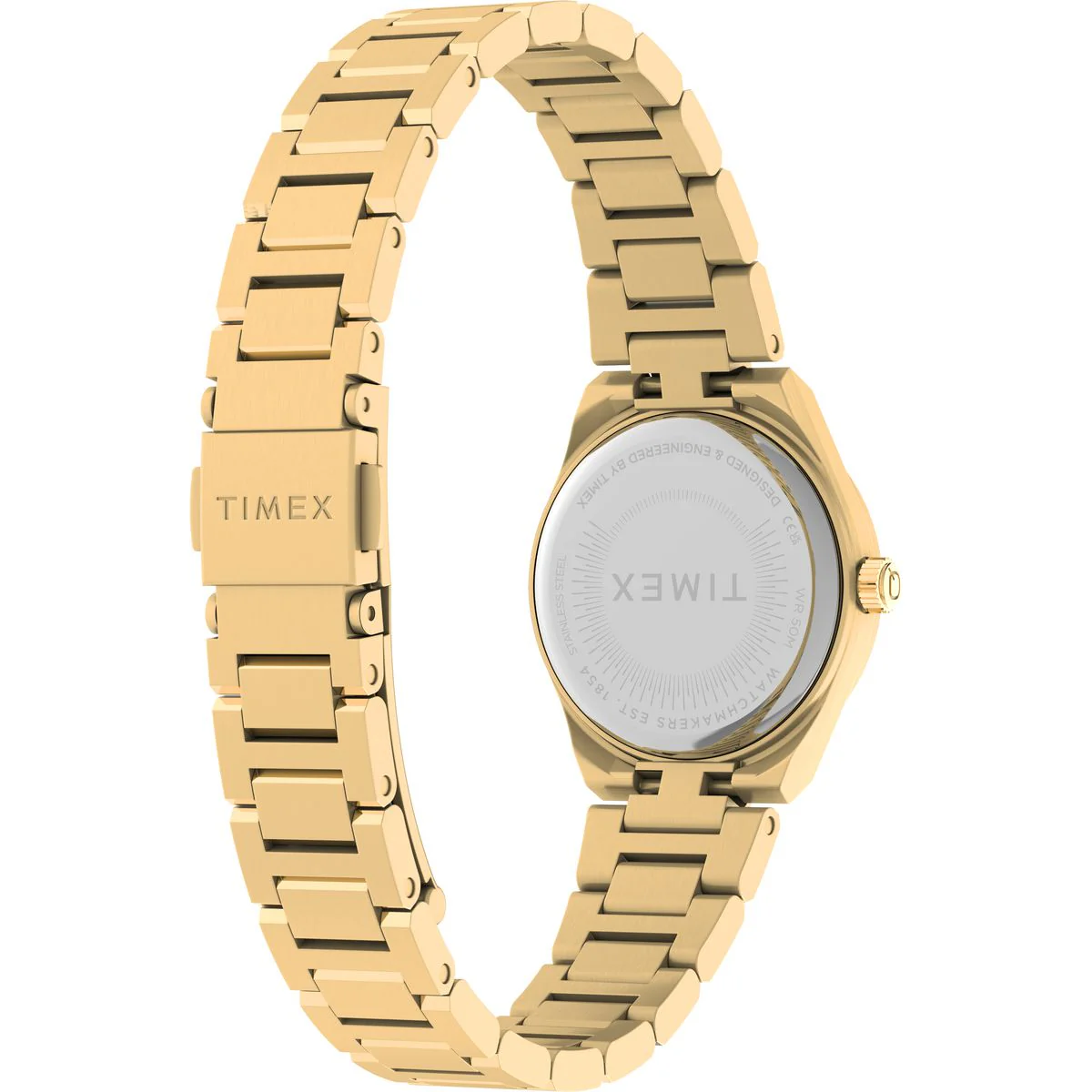 Timex Q Round 24mm Gold Dial Analog Women Watch - TW2Y68300UJ - Image 5