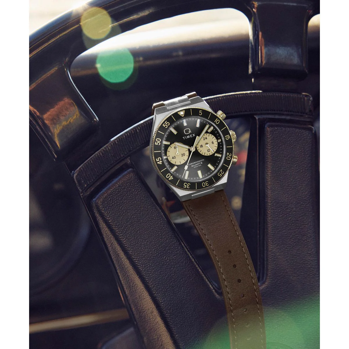 Timex Q Round 40mm Black Dial Analog Men Watch - TW2Y56000UJ - Image 6