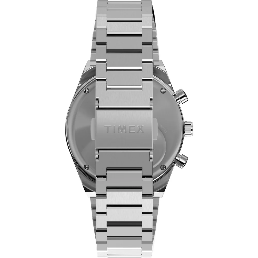 Q Timex Falcon Eye Chronograph 40mm Stainless Steel Bracelet Watch - Image 4