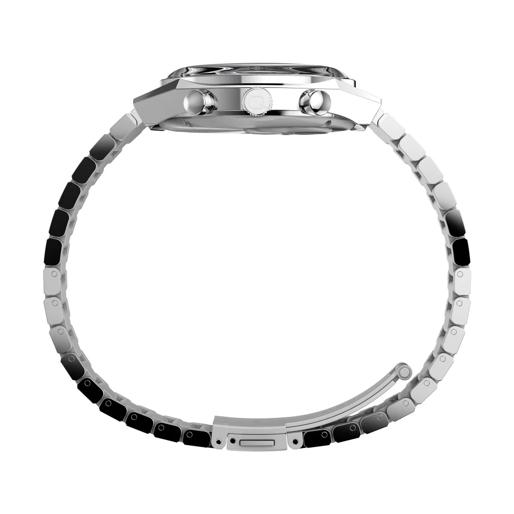 Q Timex Falcon Eye Chronograph 40mm Stainless Steel Bracelet Watch - Image 5