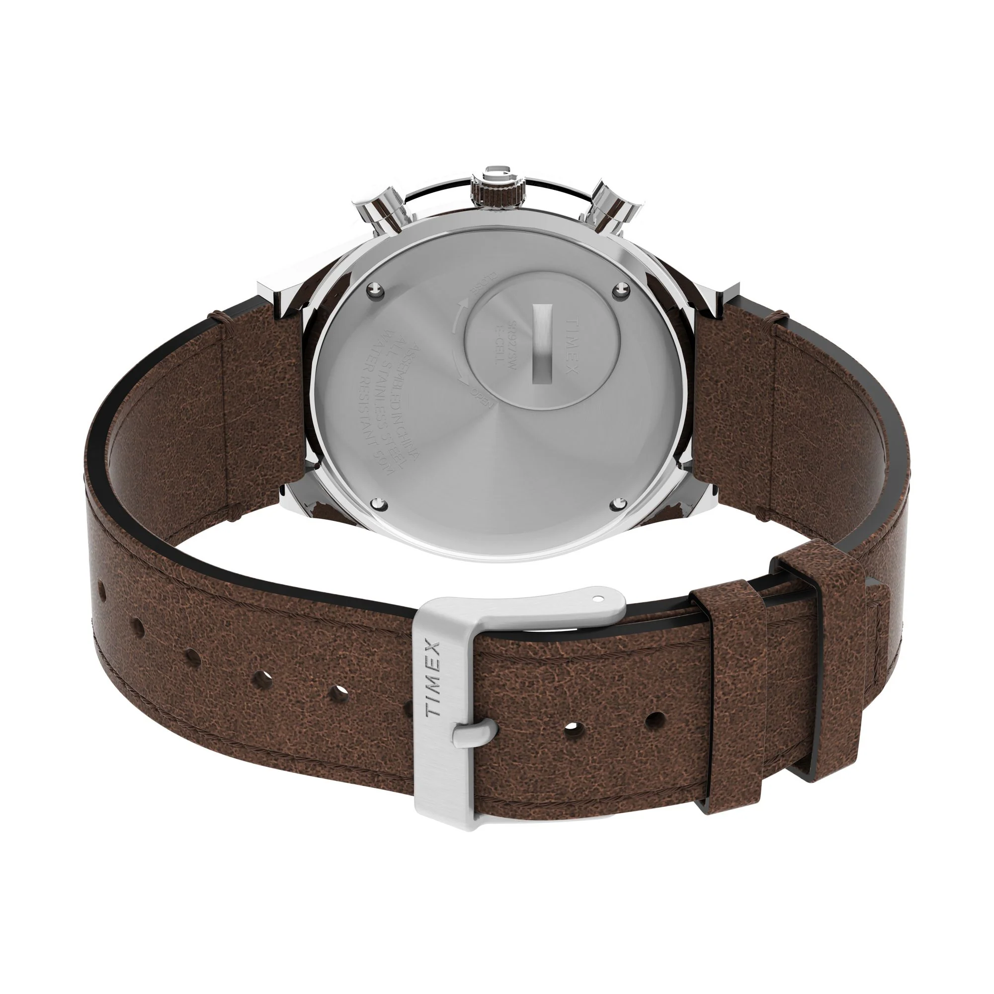 TIMEX Q Timex Men Cream Round Dial Analog Watch - TW2V42800U9 - Image 3