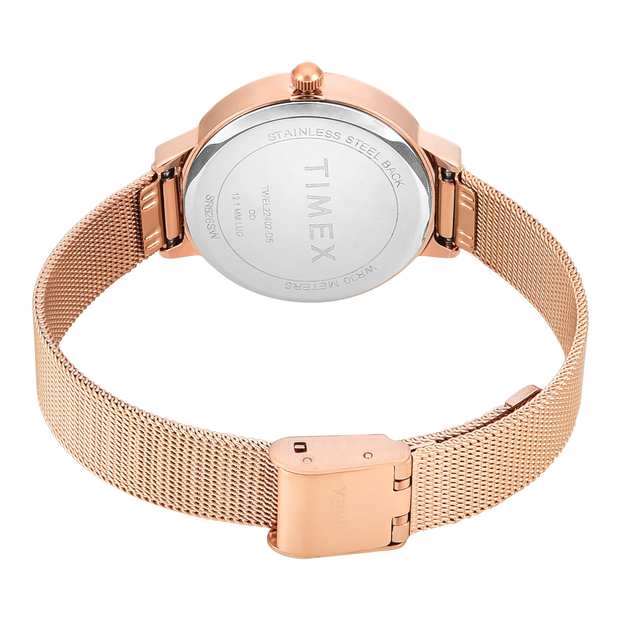 TIMEX Rose Gold Round Dial Analog Women's Watch - TWEL22402 - Image 5
