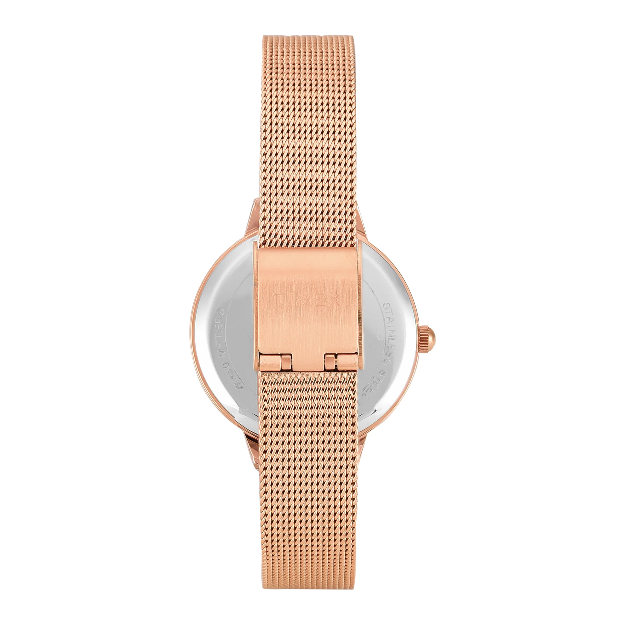 TIMEX Rose Gold Round Dial Analog Women's Watch - TWEL22402 - Image 6