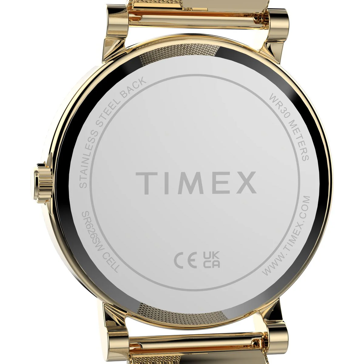 Timex Round 38mm Gold Dial Analog Women Watch - TW2Y68900UJ - Image 4