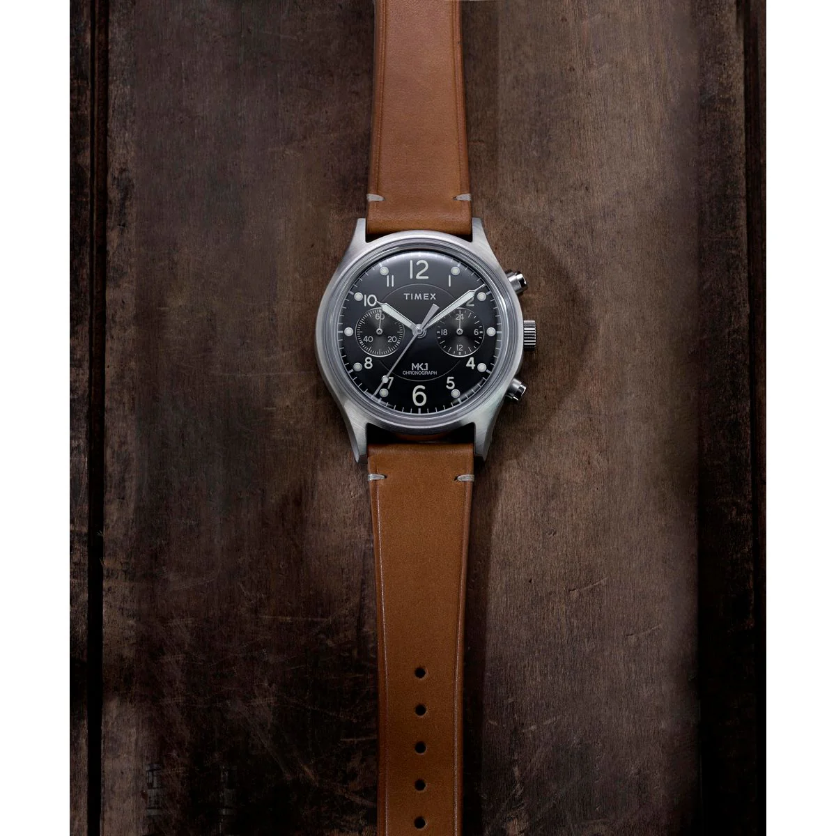 Timex Round 40mm Black Dial Analog Men Watch - TW2Y71100UJ - Image 6