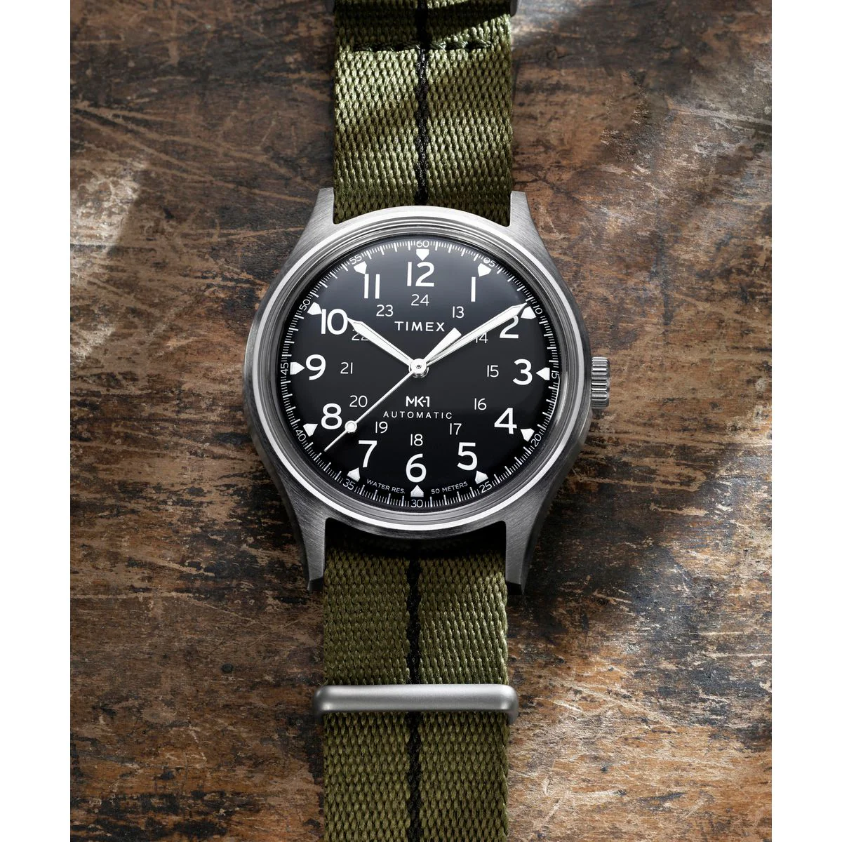 Timex Round 40mm Black Dial Mechanical Automatic Men Watch - TW2Y71700UJ - Image 7