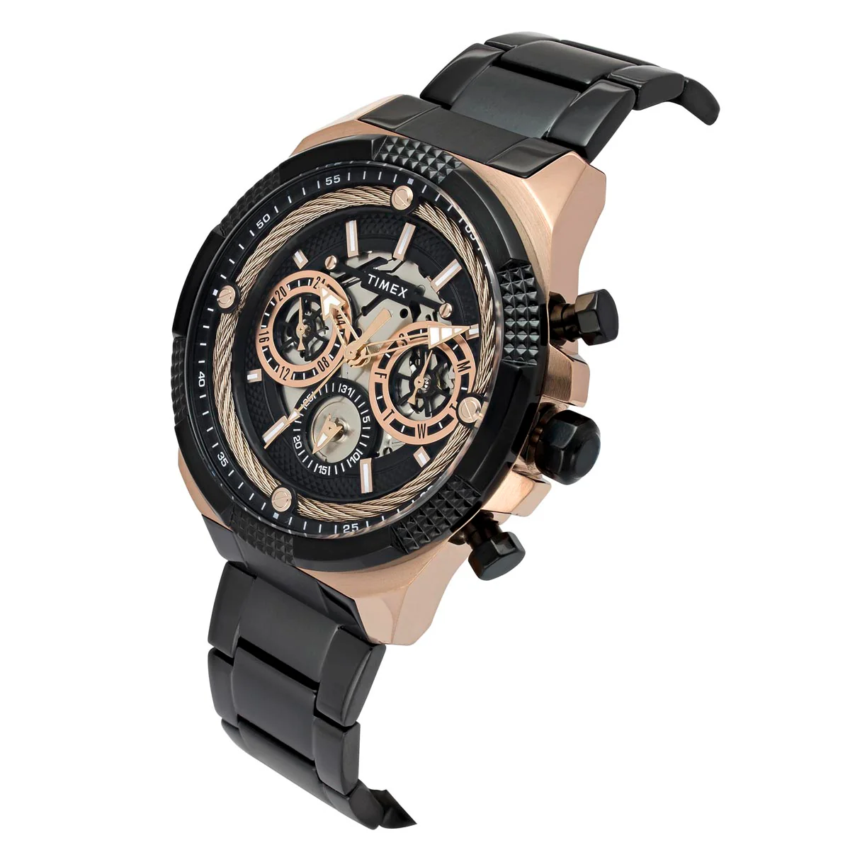 TIMEX Round Black Dial Analog Men's Watch - TWEG27702 - Image 2