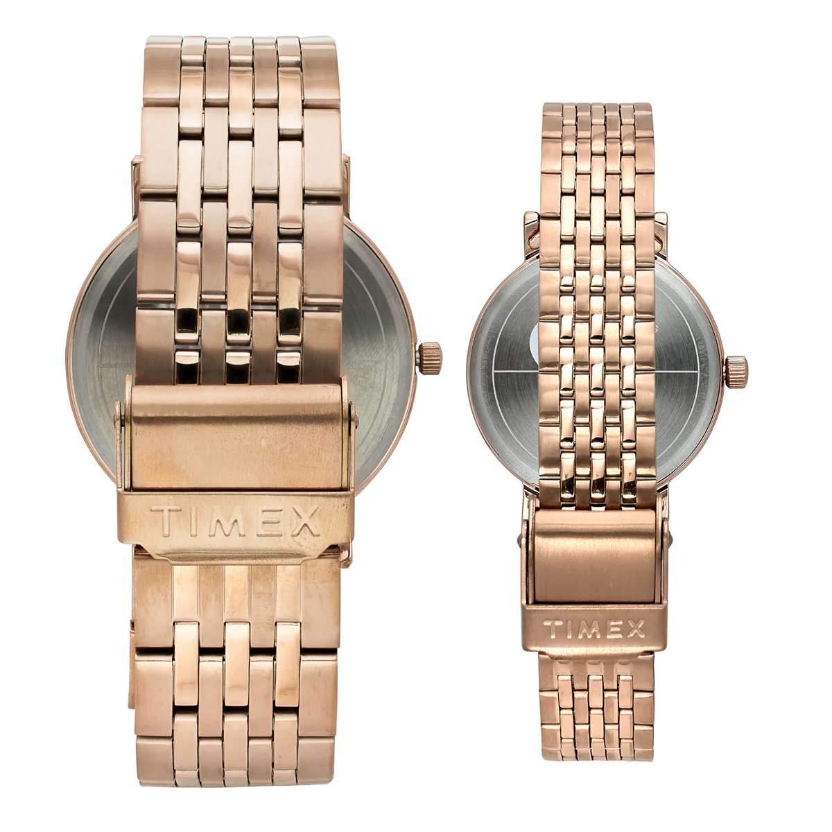 TIMEX Round Brown Dial Analog Pair's Watch - TW00PR328 - Image 4