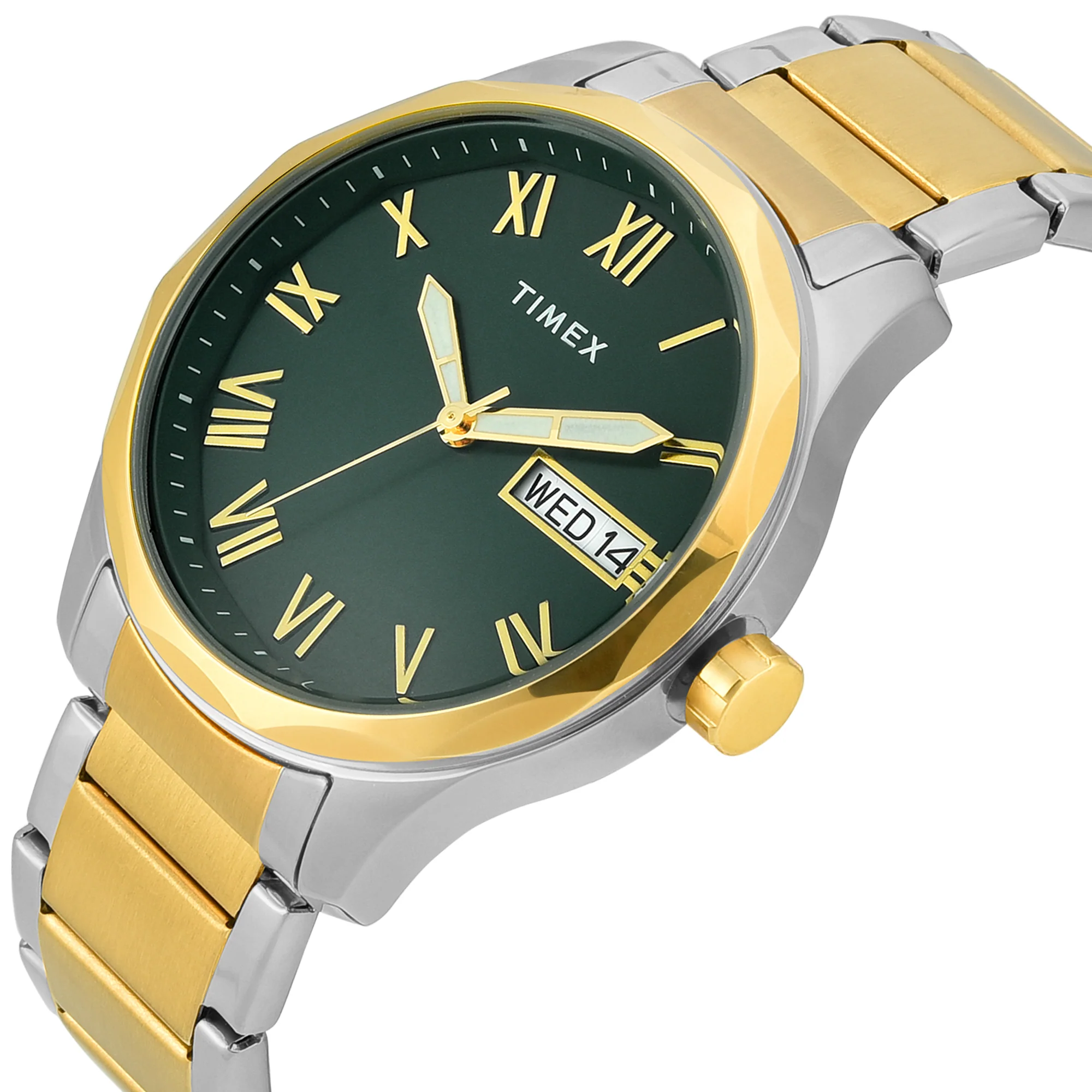 TIMEX Round Green Dial Analog Men's Watch - TW0TG7641 - Image 2