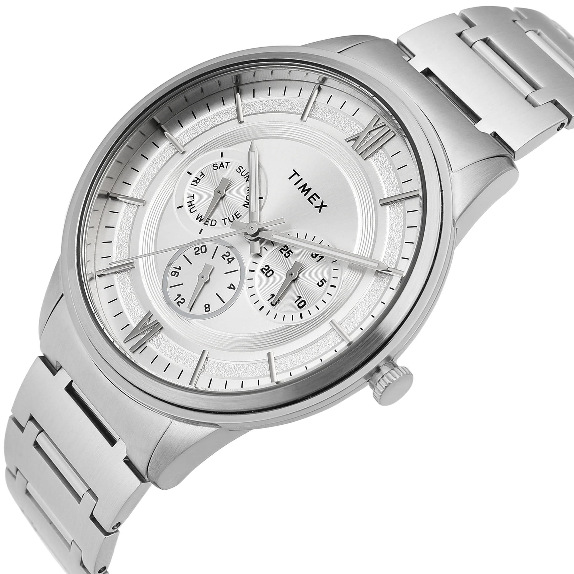TIMEX Round Silver Dial Analog Men's Watch - TWEG28000 - Image 2