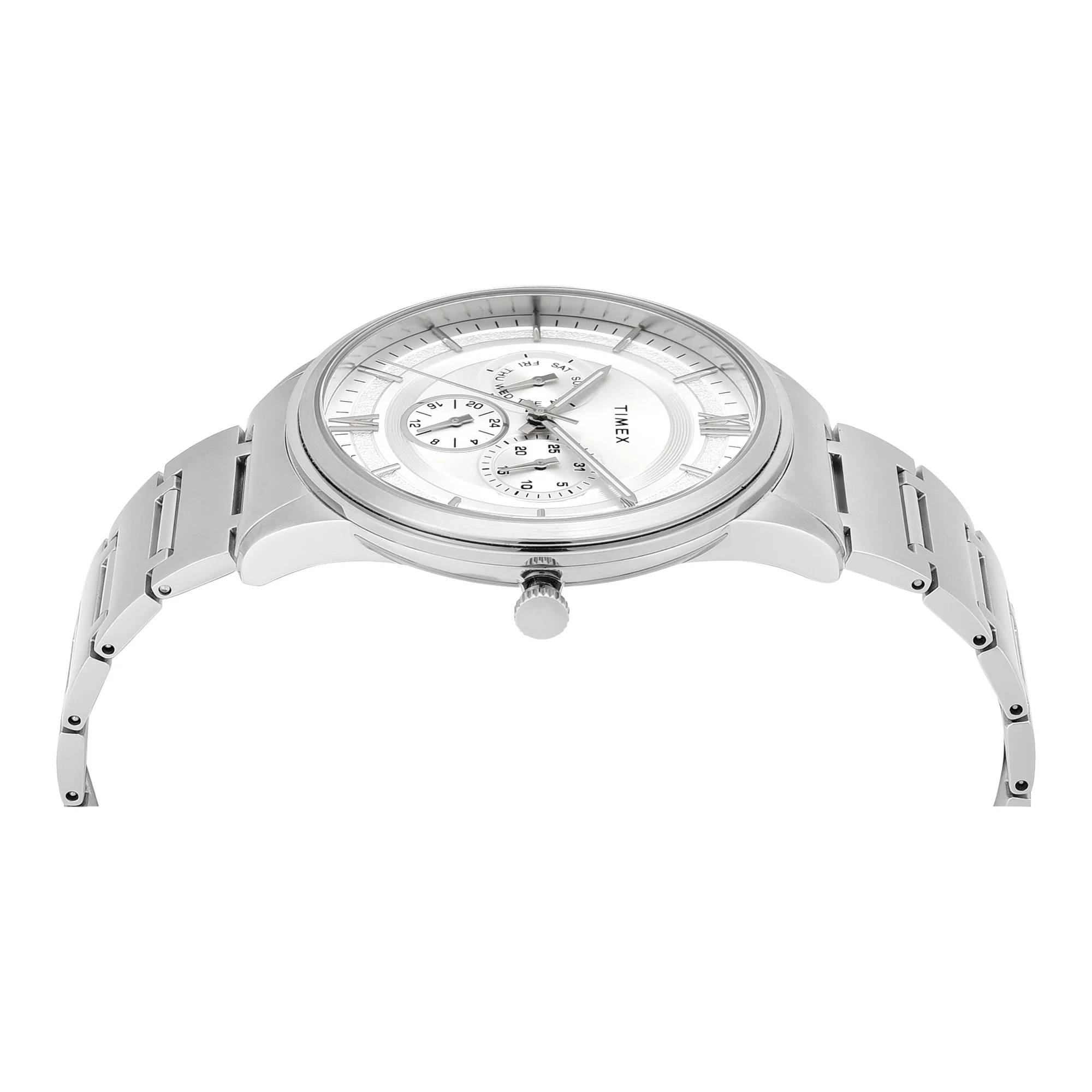 TIMEX Round Silver Dial Analog Men's Watch - TWEG28000 - Image 5