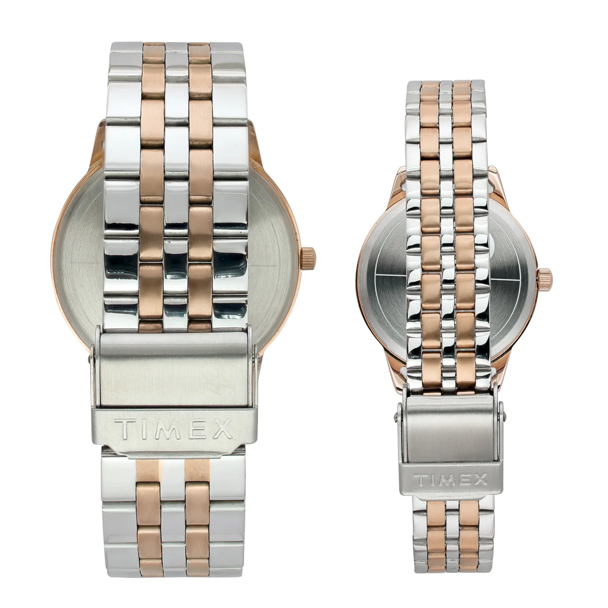 TIMEX Round Silver Dial Analog Pair's Watch - TW00PR334 - Image 5