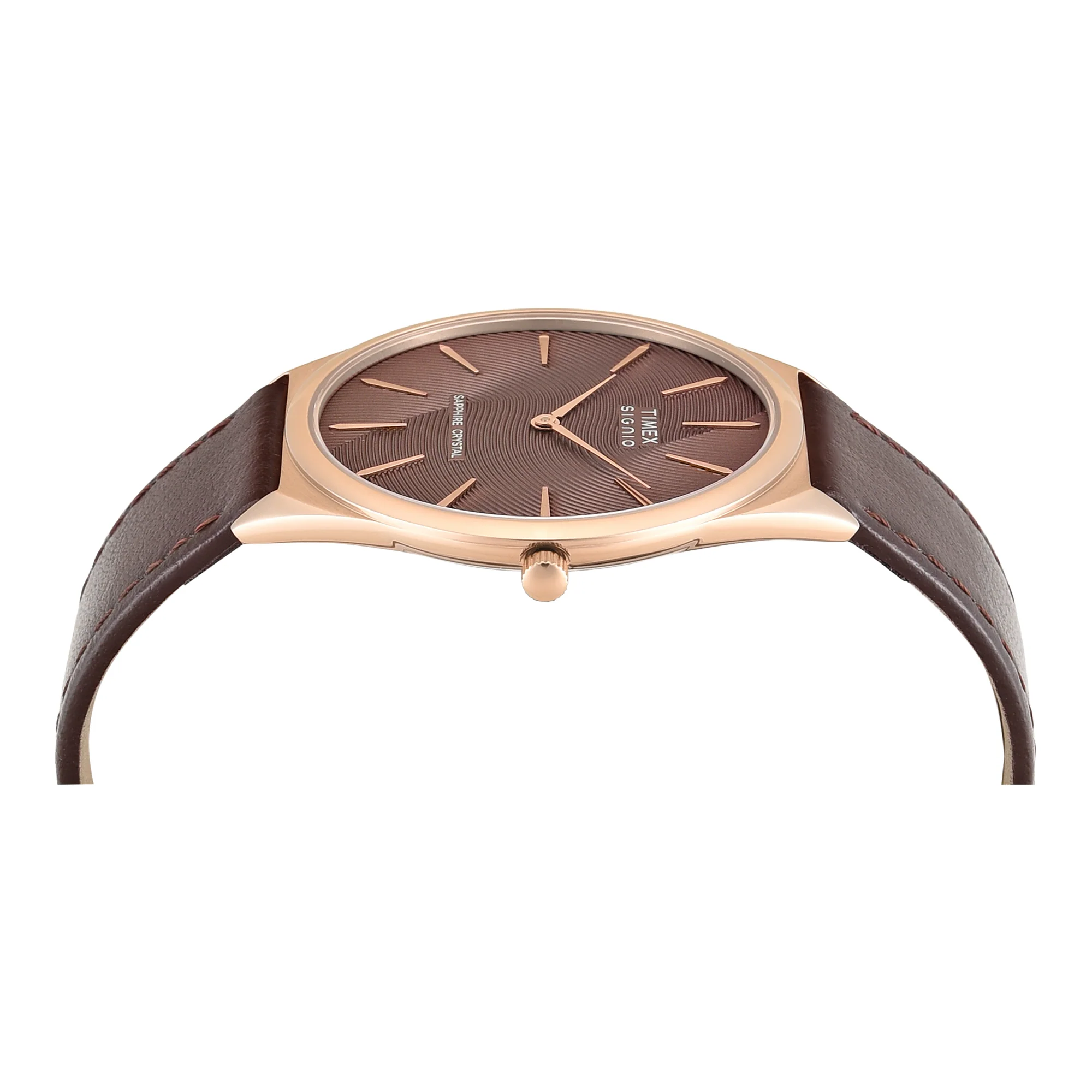 Timex Signio Round 40mm Brown Dial Analog Men Watch - TWEG34200 - Image 4